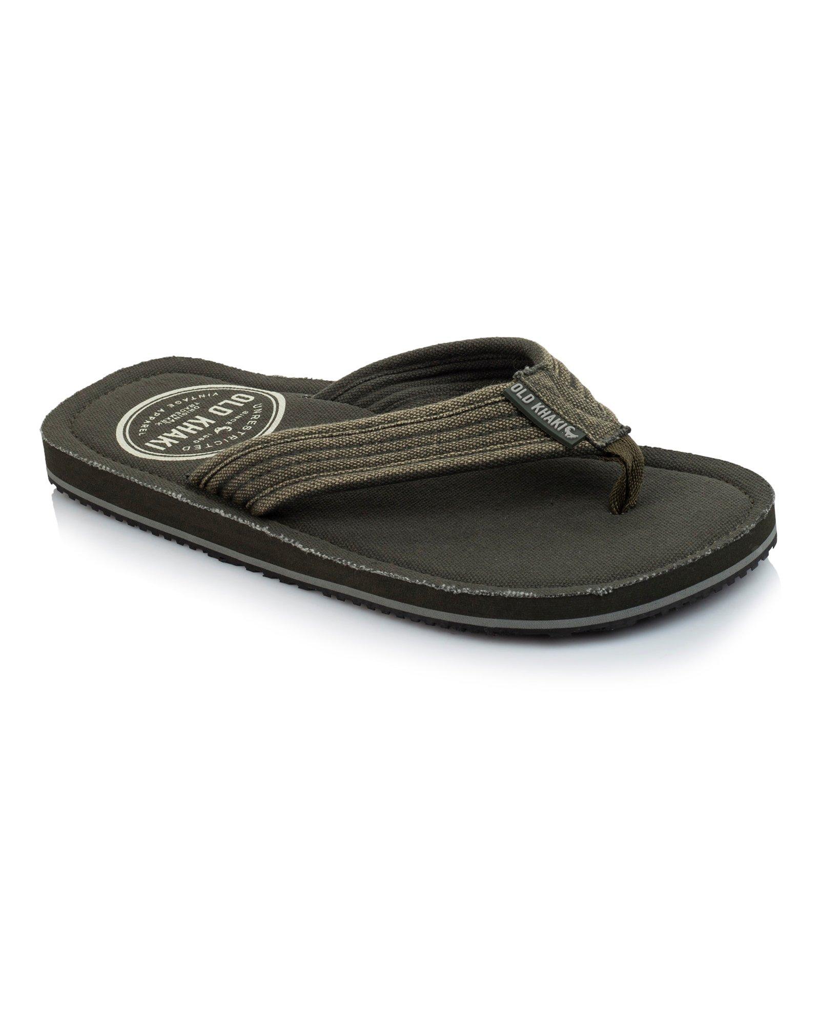 Old Khaki Men's Beachcomber Flip Flops -  Olive/Olive