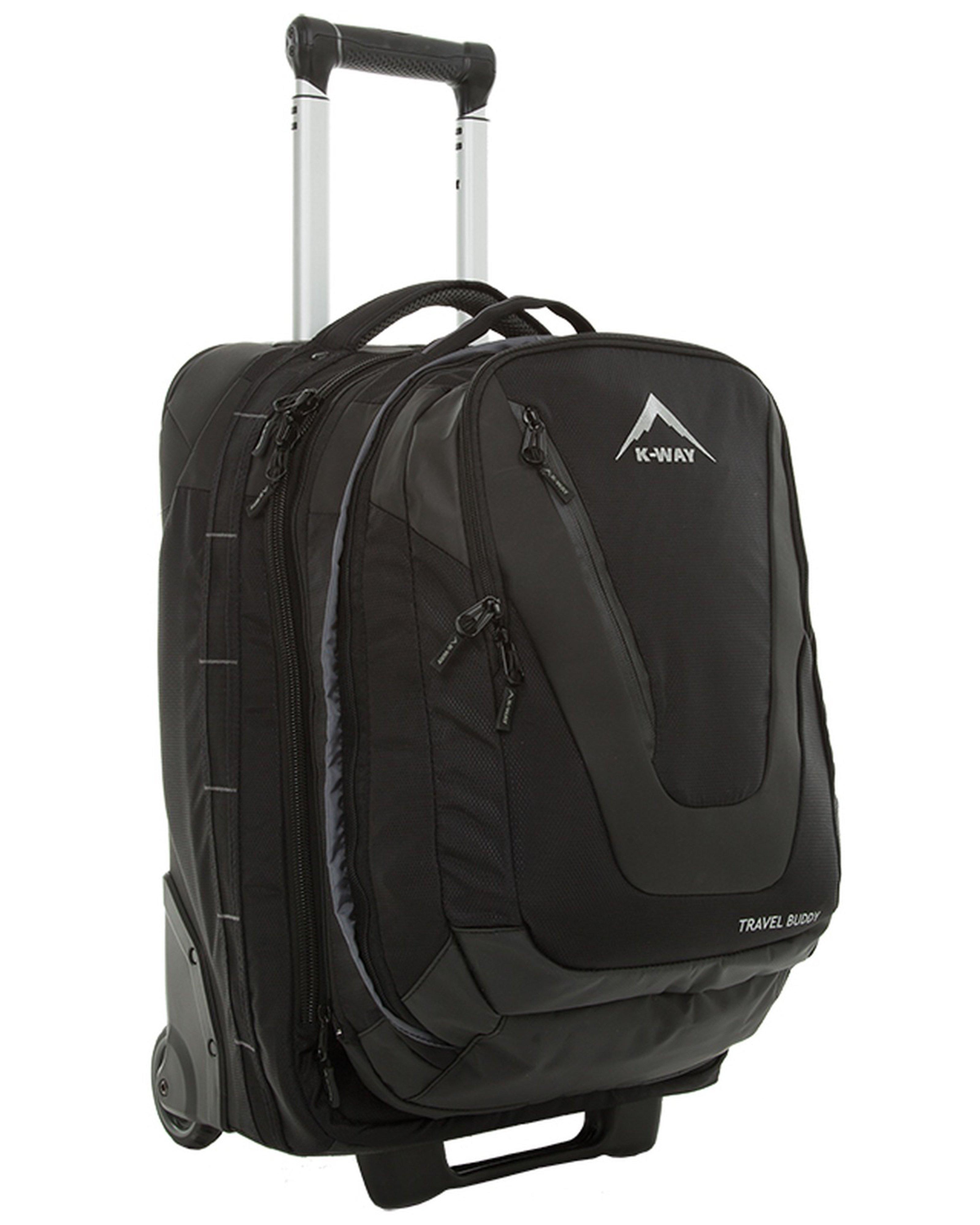 K-Way Travel Buddy 47L Luggage Bag -  Black/Grey