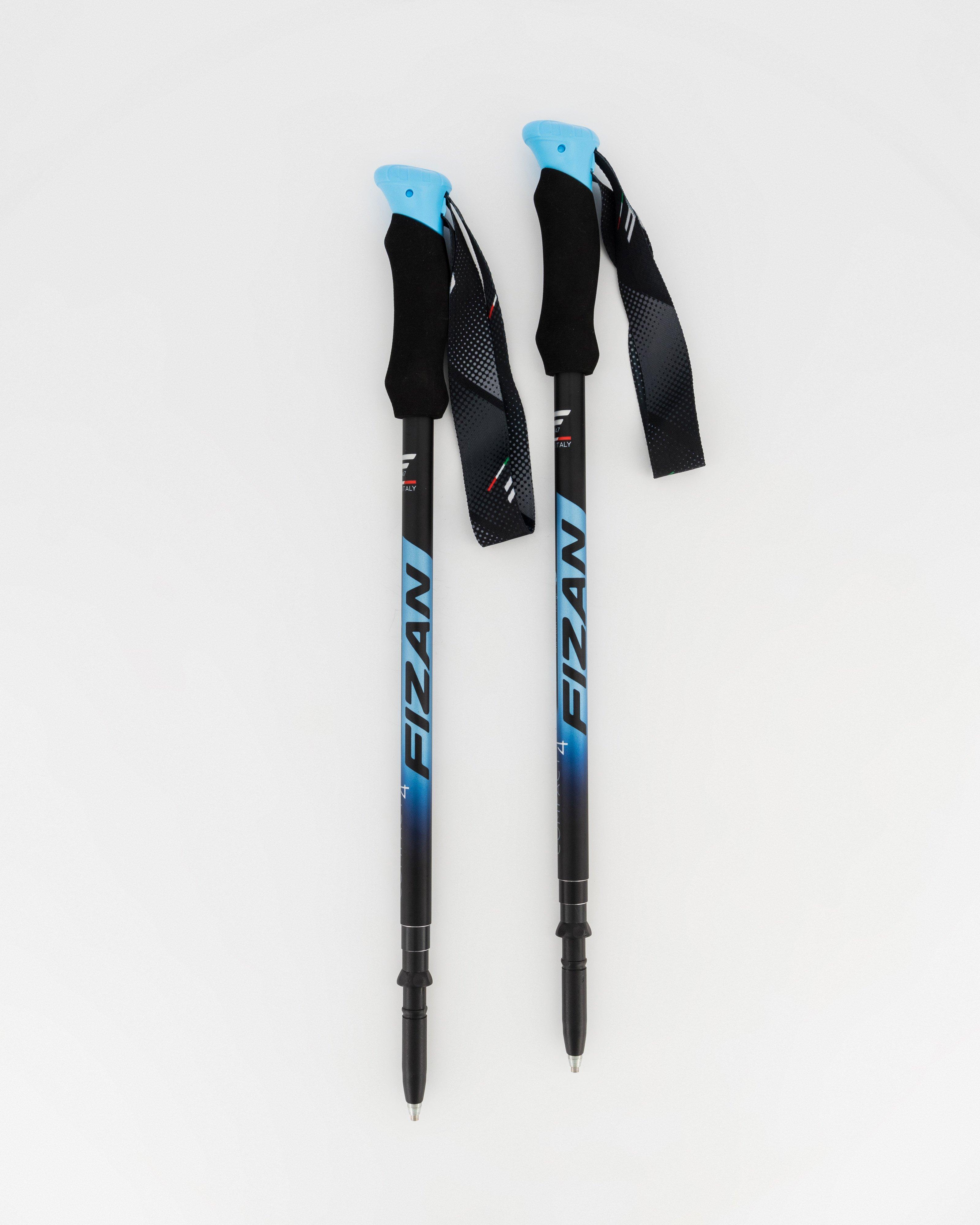 Fizan Compact 4 Trekking Poles -  Blue