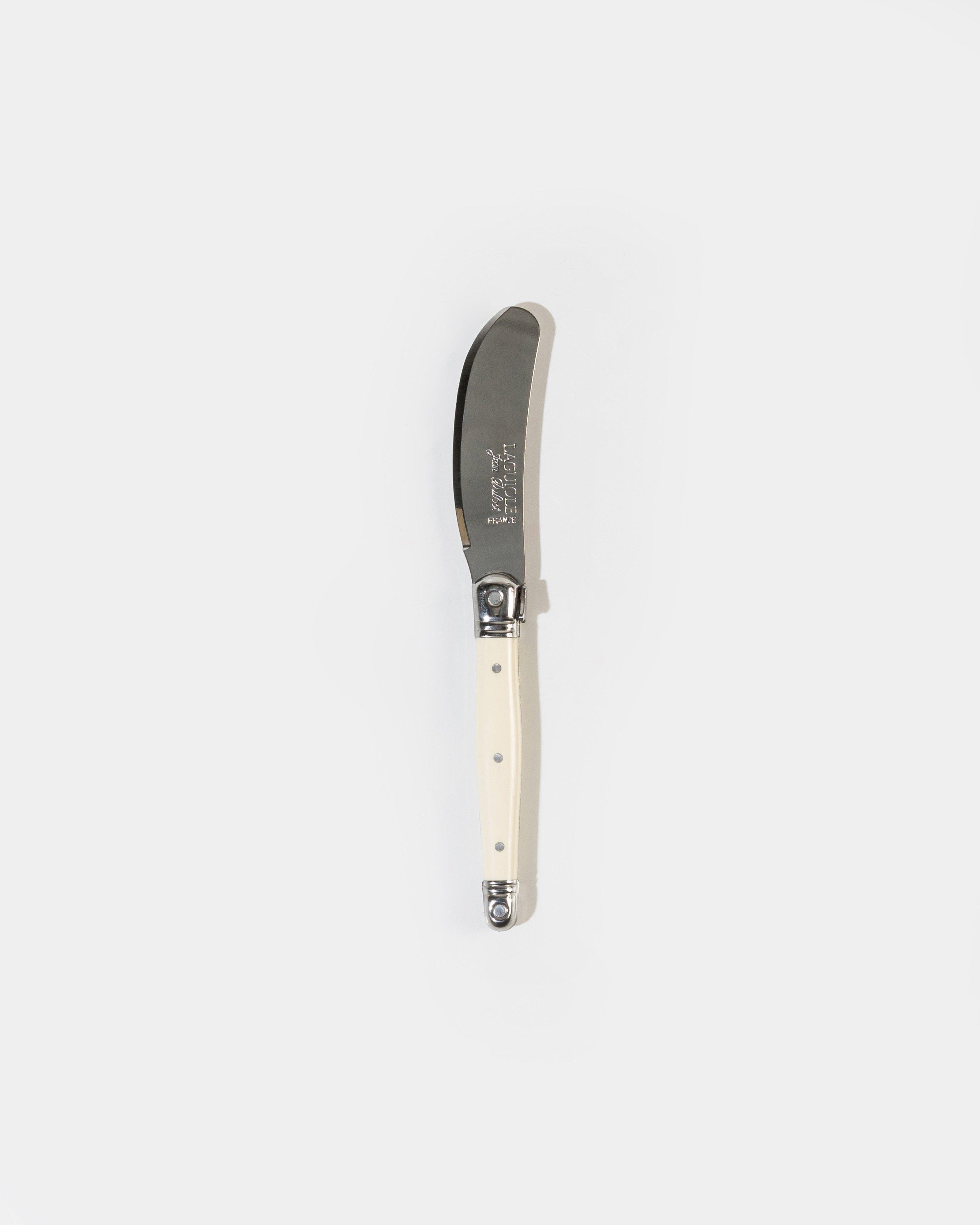 Laguiole Single Spreader Knife -  Bone