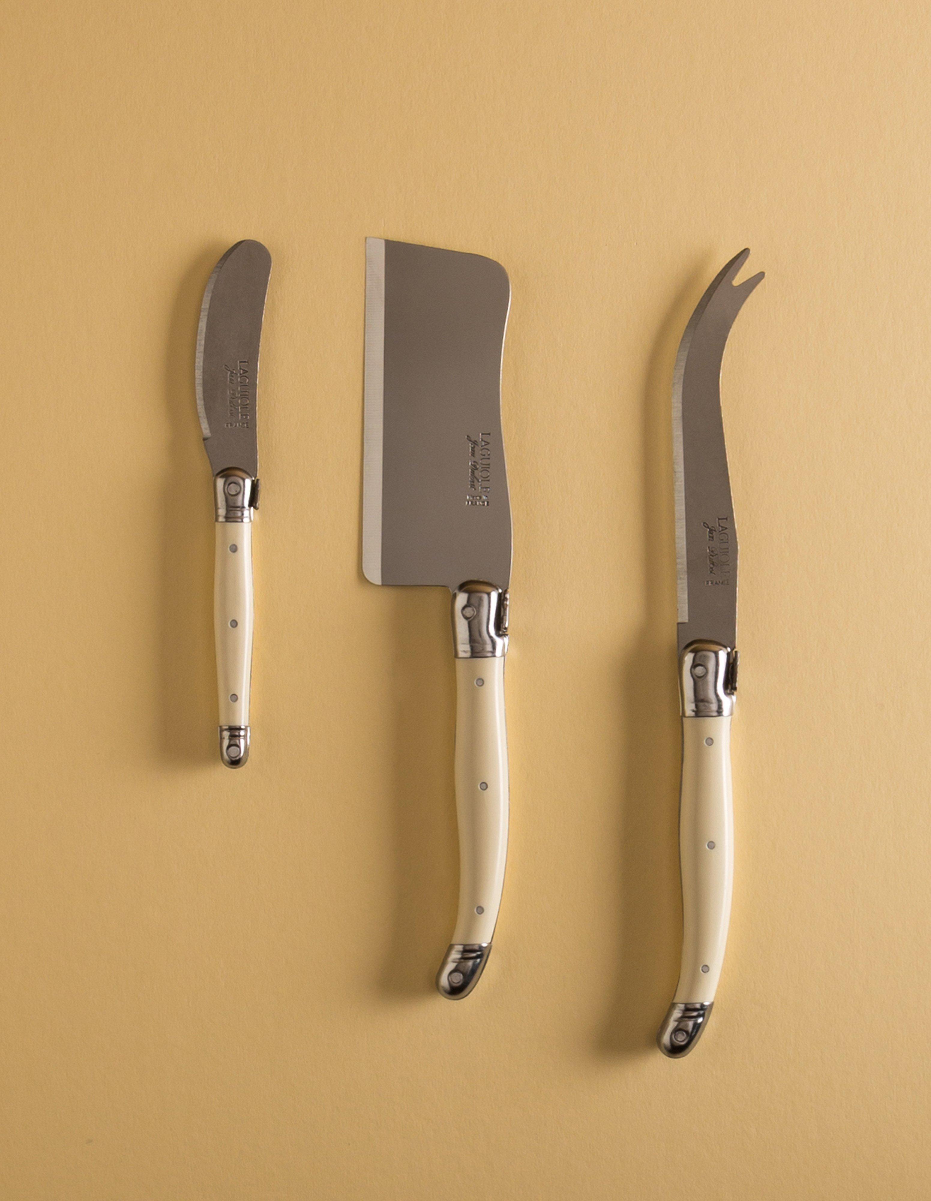 Laguiole Cheese Knife Set -  Bone