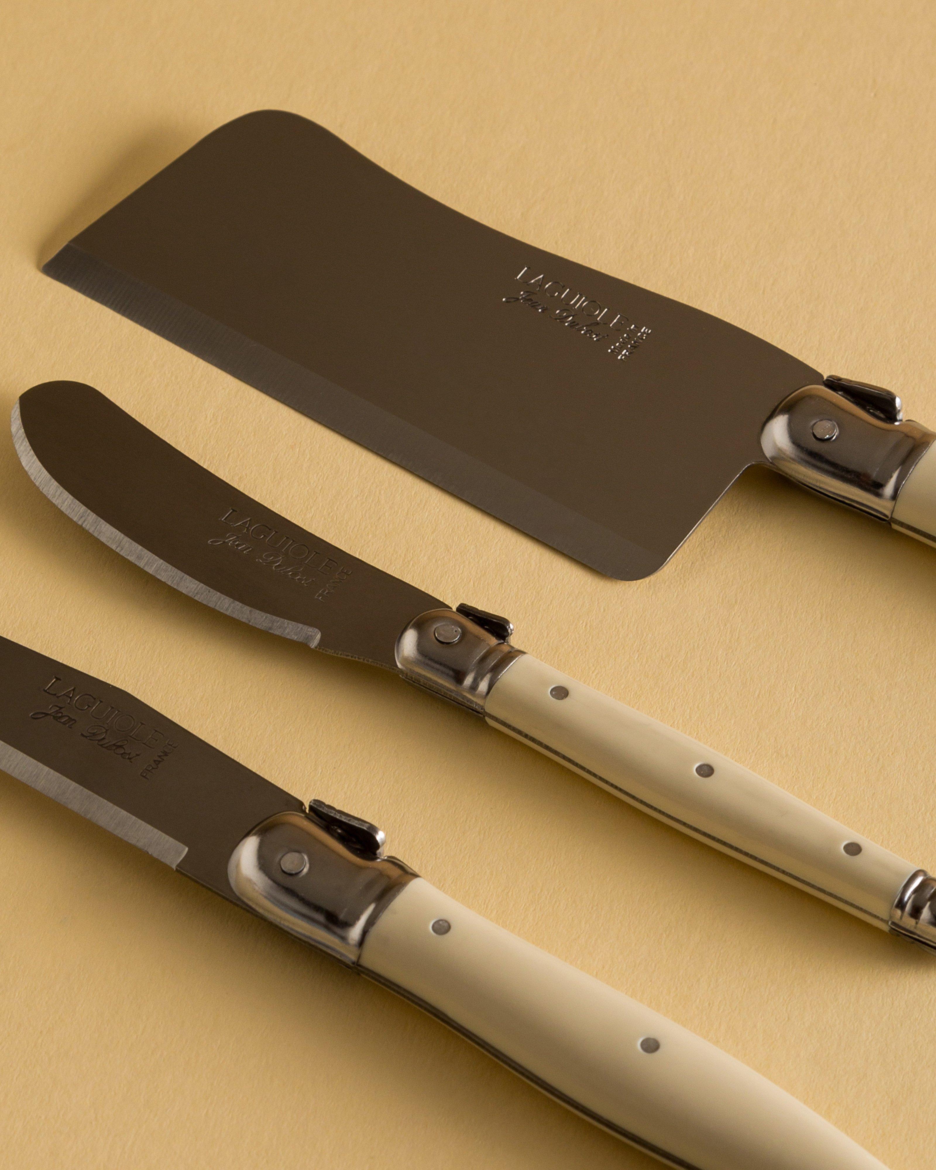 Laguiole Cheese Knife Set -  Bone