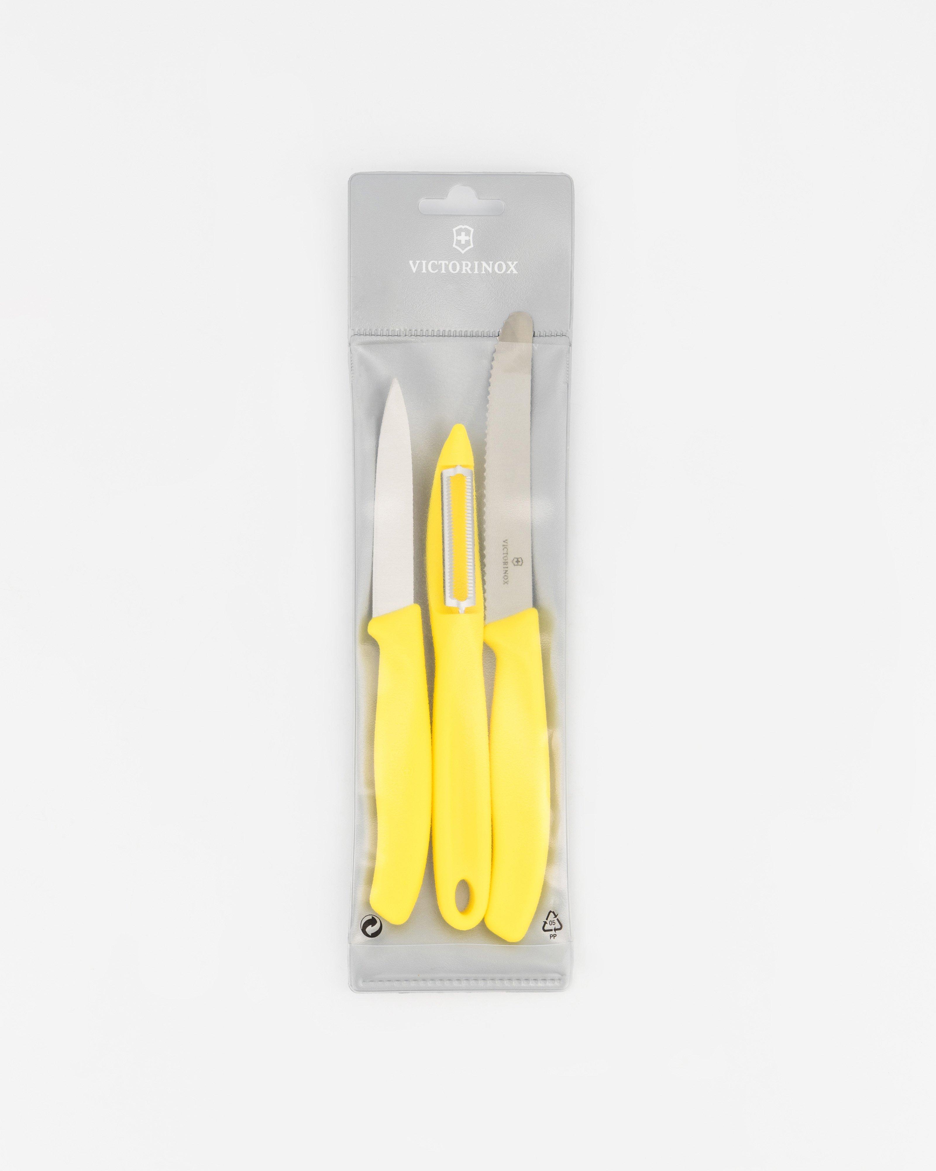 Victorinox Classic Zest 3pc Paring Kitchen Knife Set -  Yellow