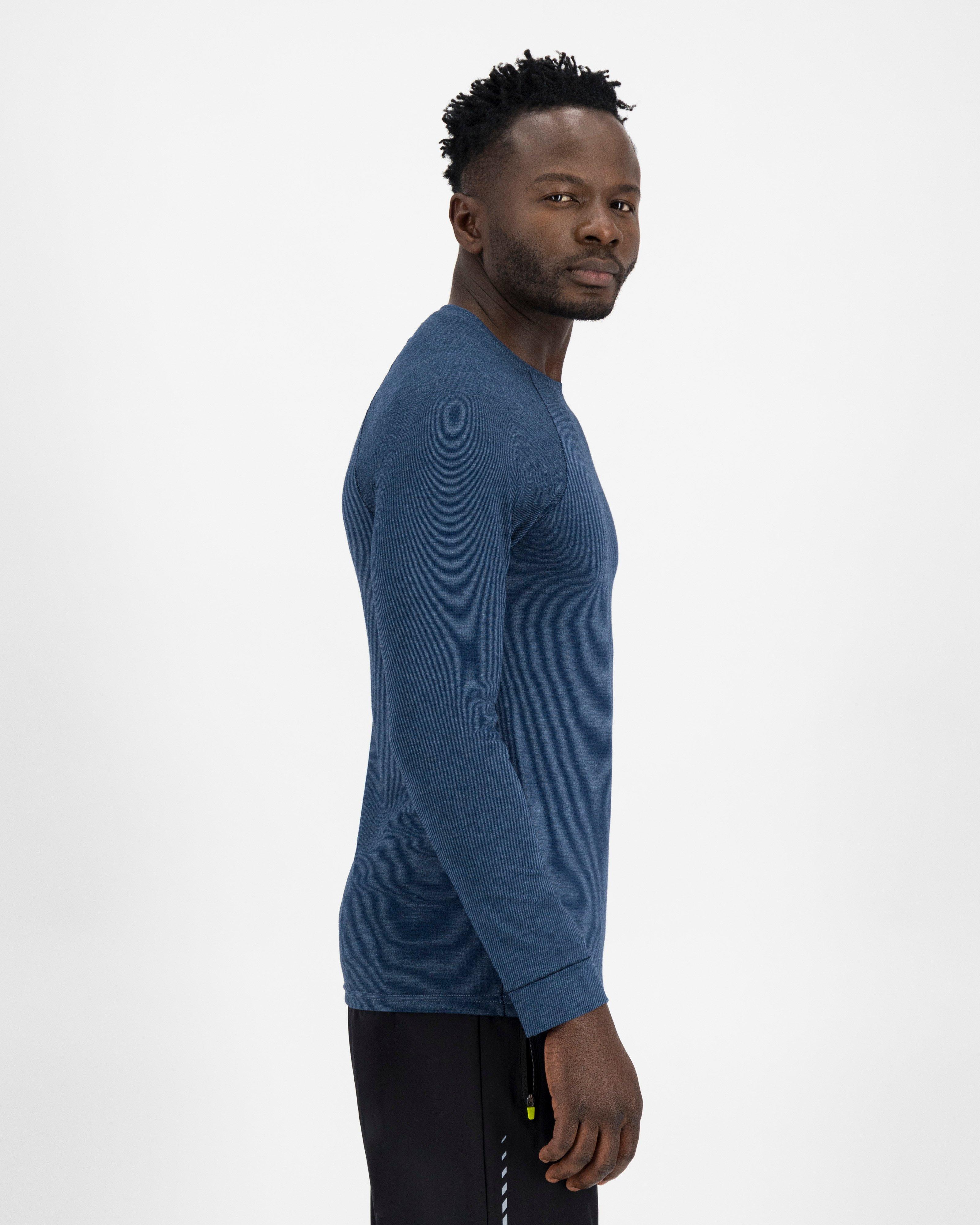 K-Way Men's Thermalator Elite Long Sleeve Vest -  Indigo