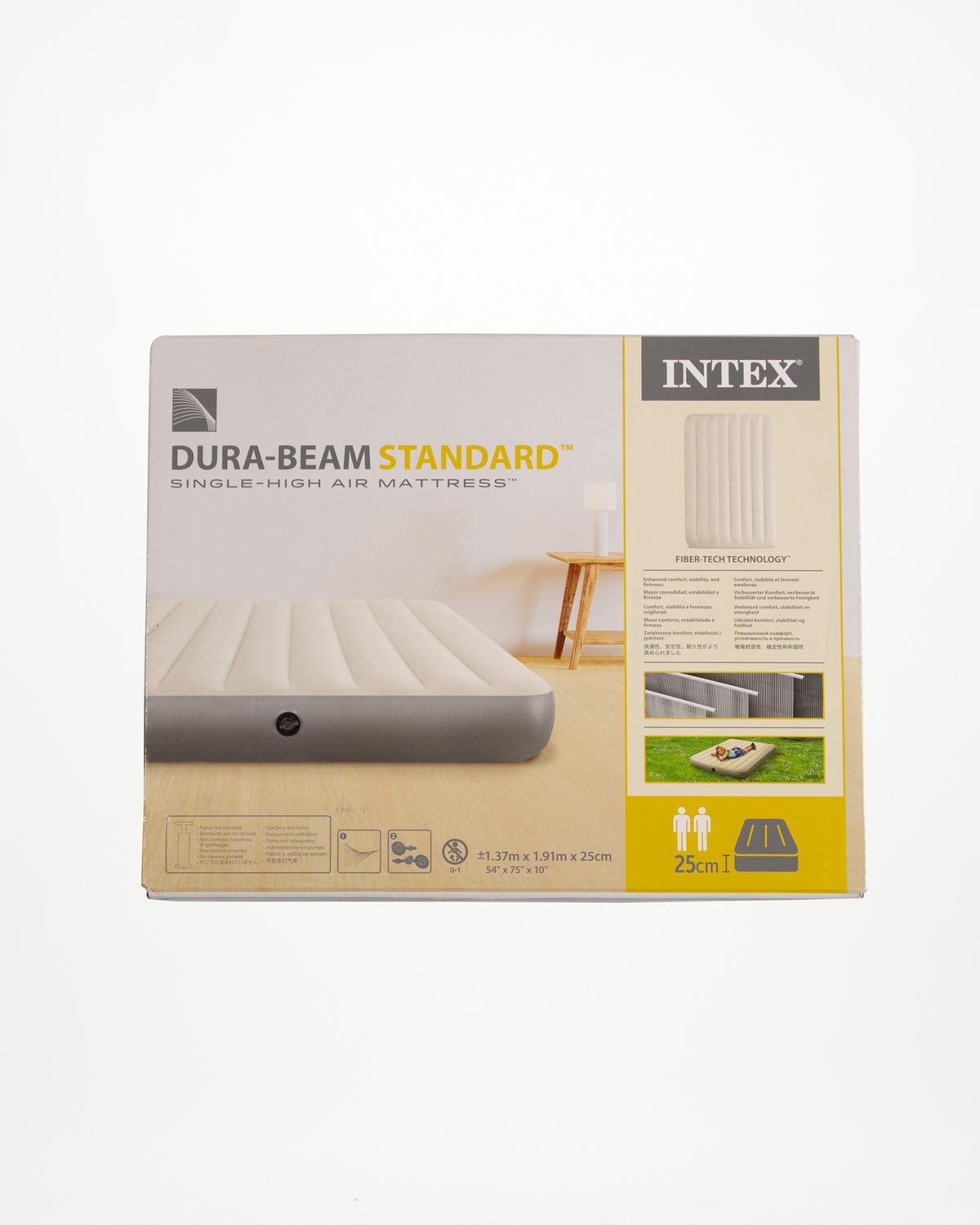 Intex Standard Dura-Beam Double Air Mattress -  Grey