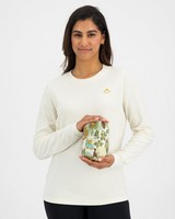 K-Way Women’s Printed Tundra Down Jacket -  milk