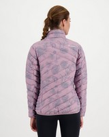 K-Way Women’s Printed Tundra Down Jacket -  mauve