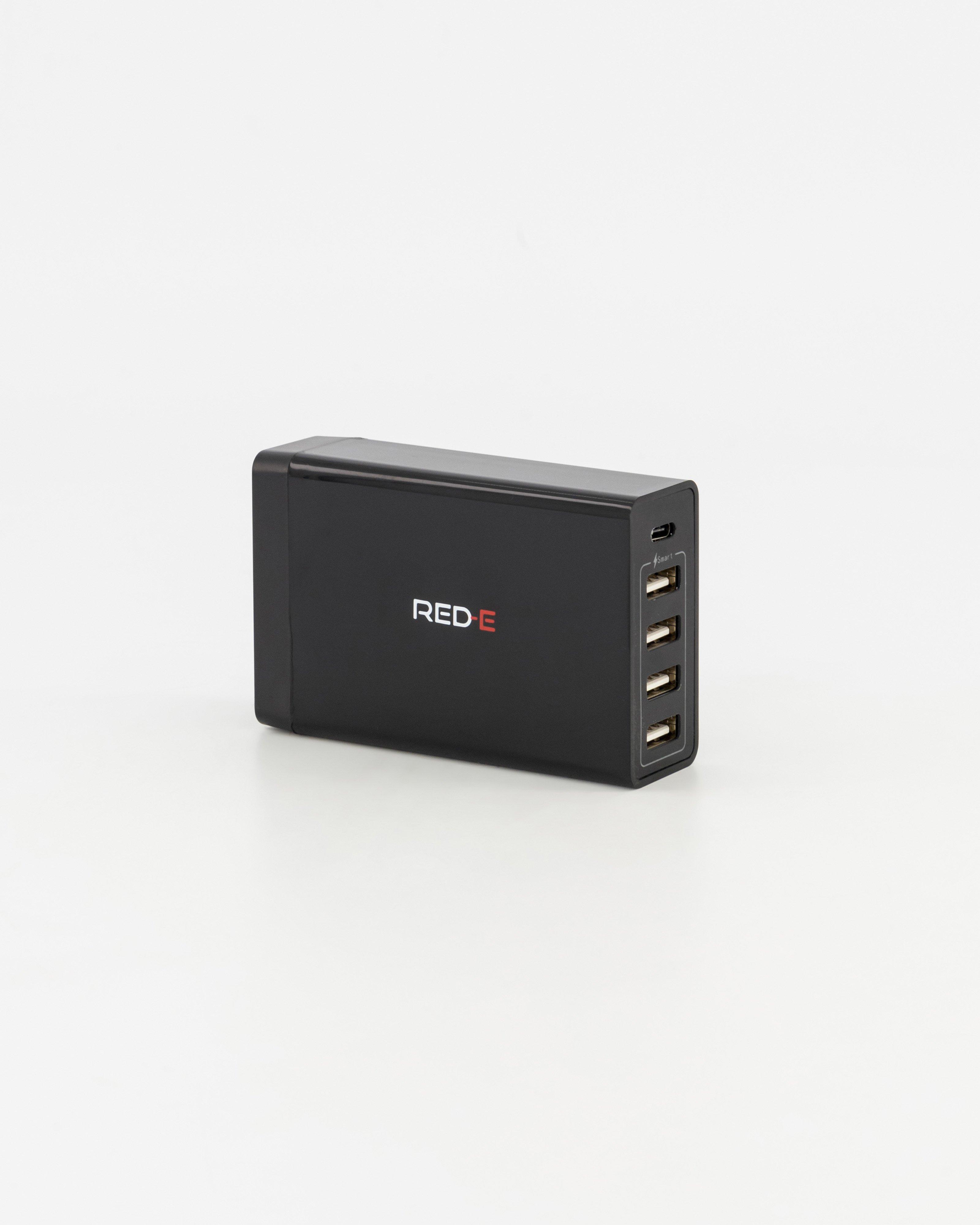 Red-E 5-Port Multi USB -  No Colour