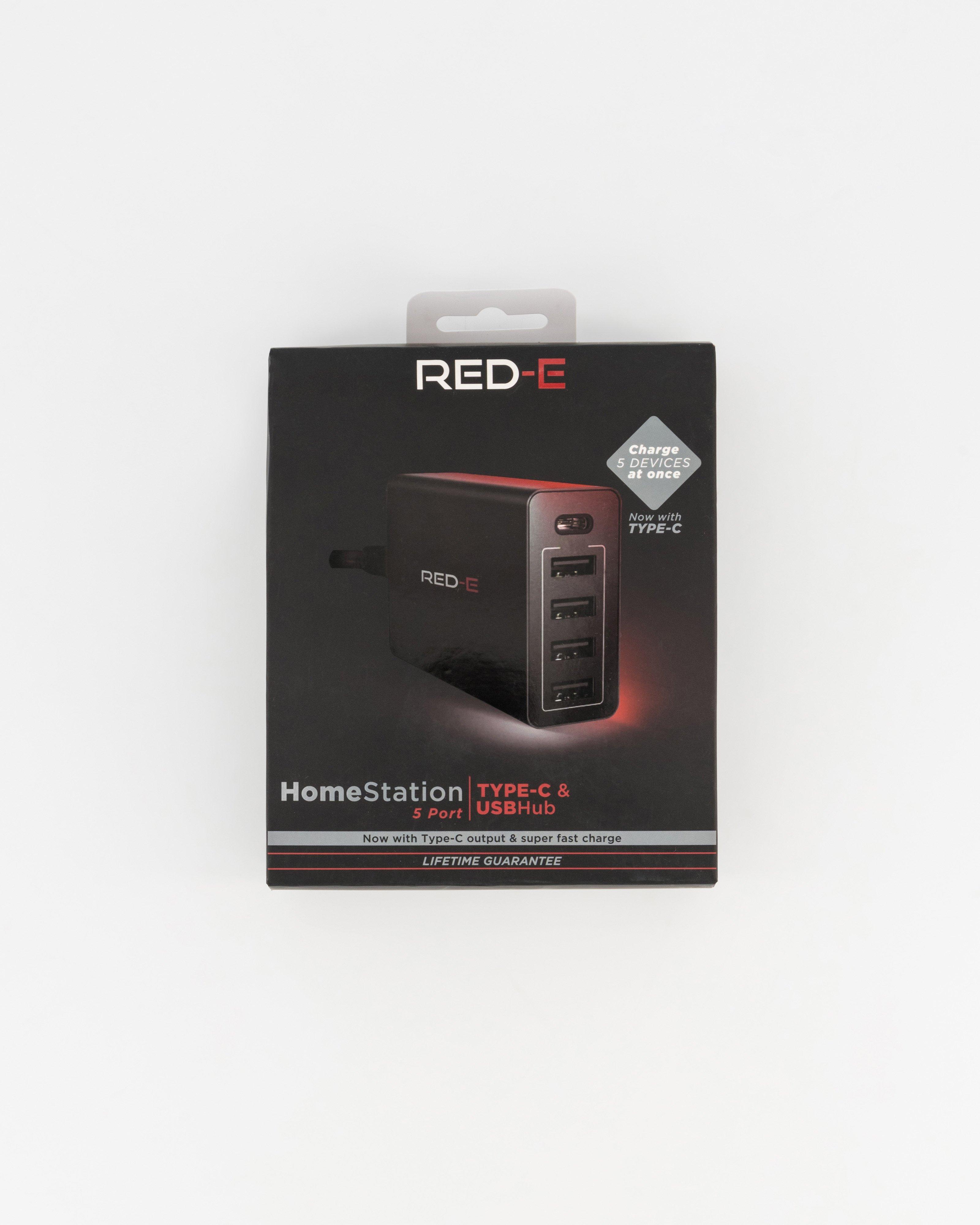 Red-E 5-Port Multi USB -  No Colour