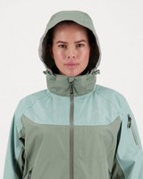 K-Way Women's Deluge Tech Hiking Jacket -  sage