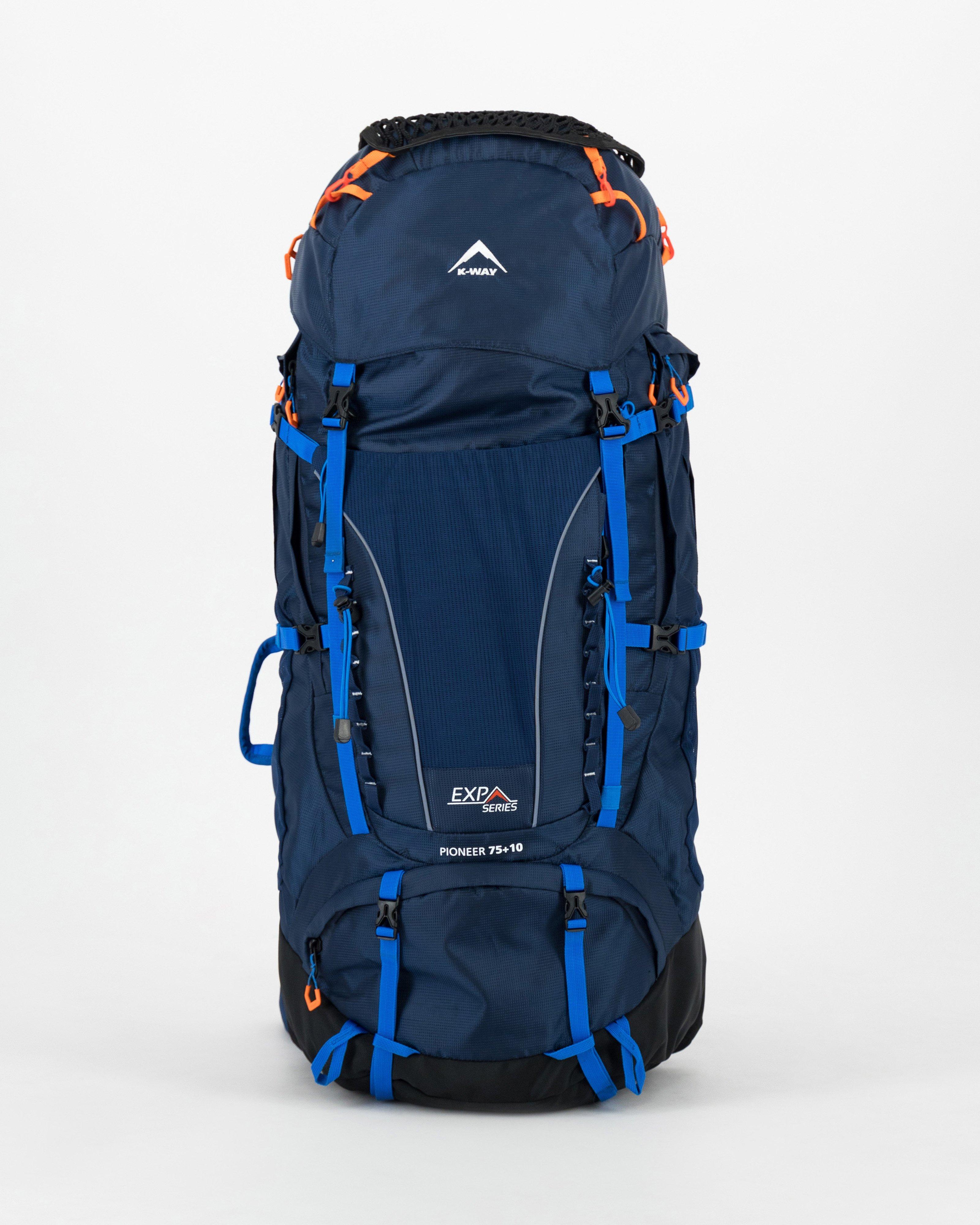 K-Way Pioneer 75L + 10L Hiking Pack -  Navy