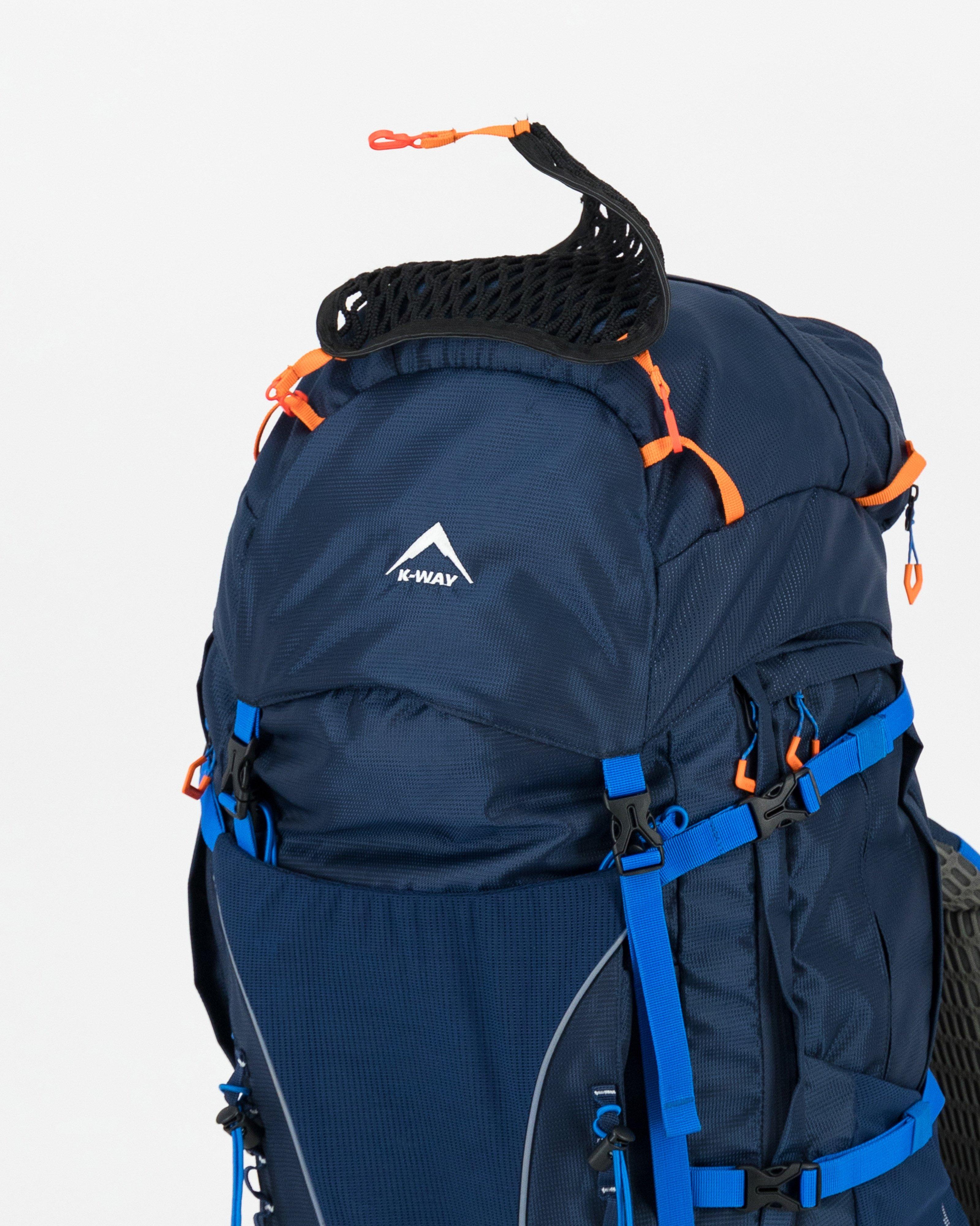 K-Way Pioneer 75L + 10L Hiking Pack -  Navy