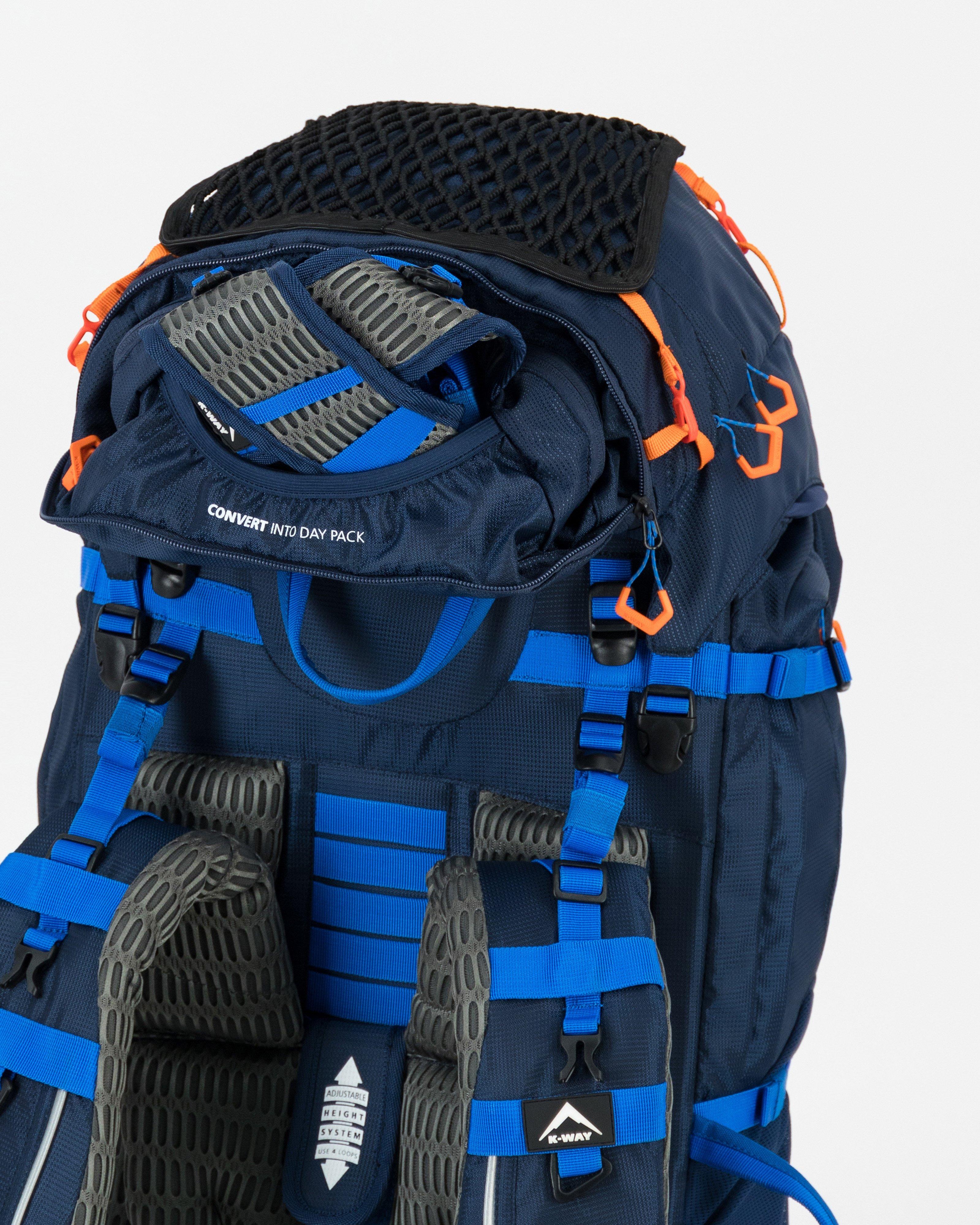 K-Way Pioneer 75L + 10L Hiking Pack -  Navy