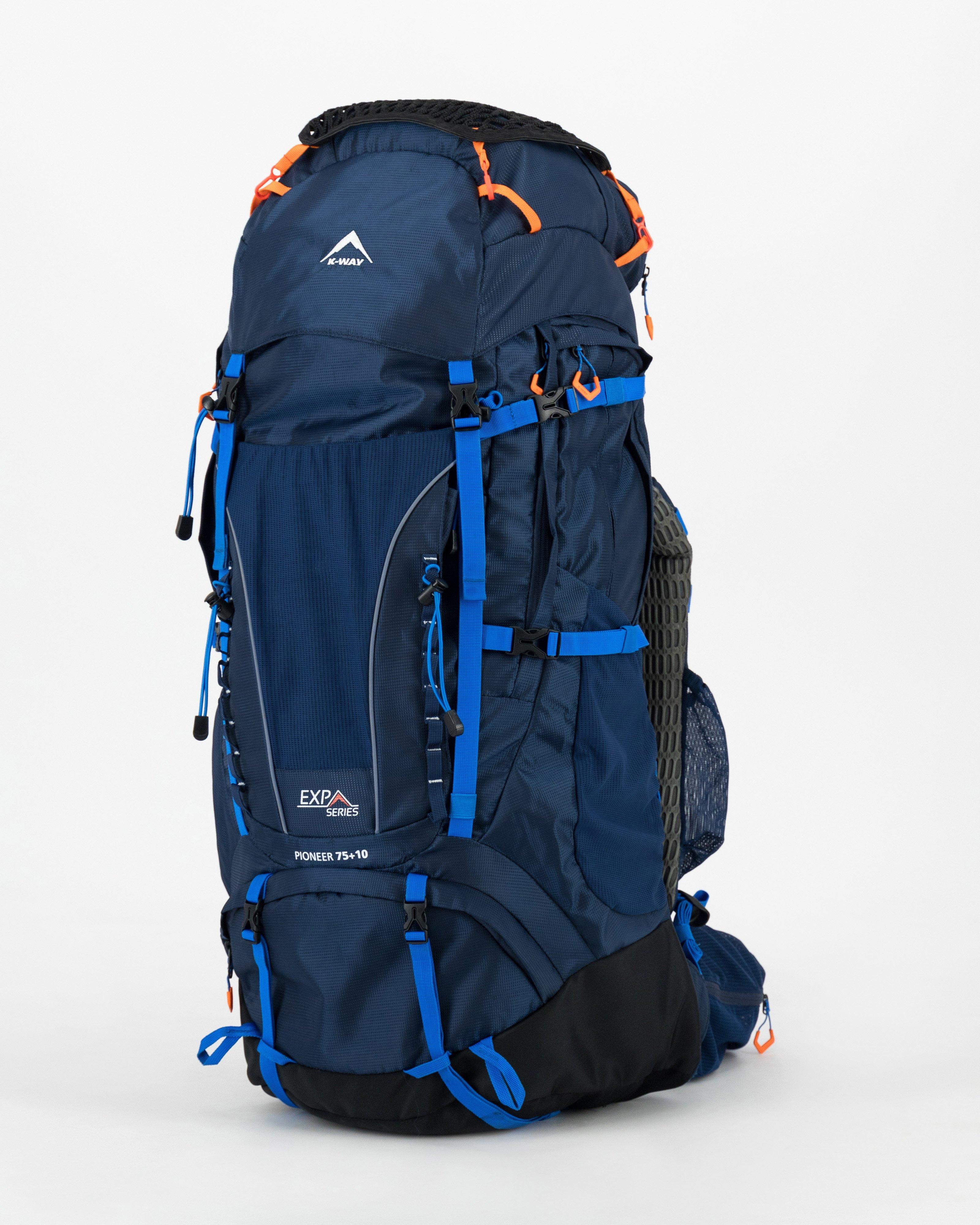 K-Way Pioneer 75L + 10L Hiking Pack -  Navy