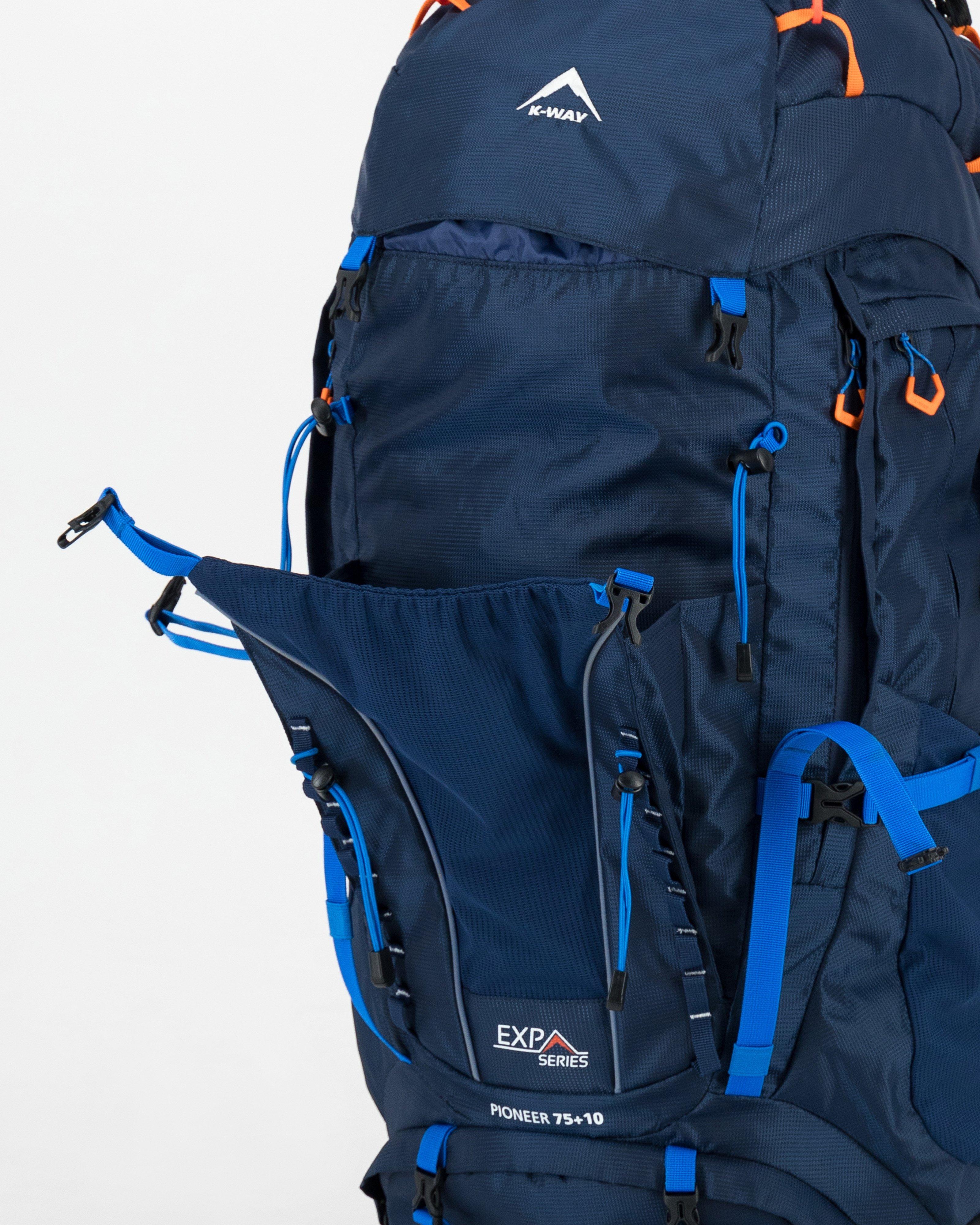 K-Way Pioneer 75L + 10L Hiking Pack -  Navy