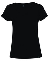 Boody Women's V-Neck T-Shirt -  black