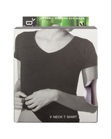 Boody Women's V-Neck T-Shirt -  white