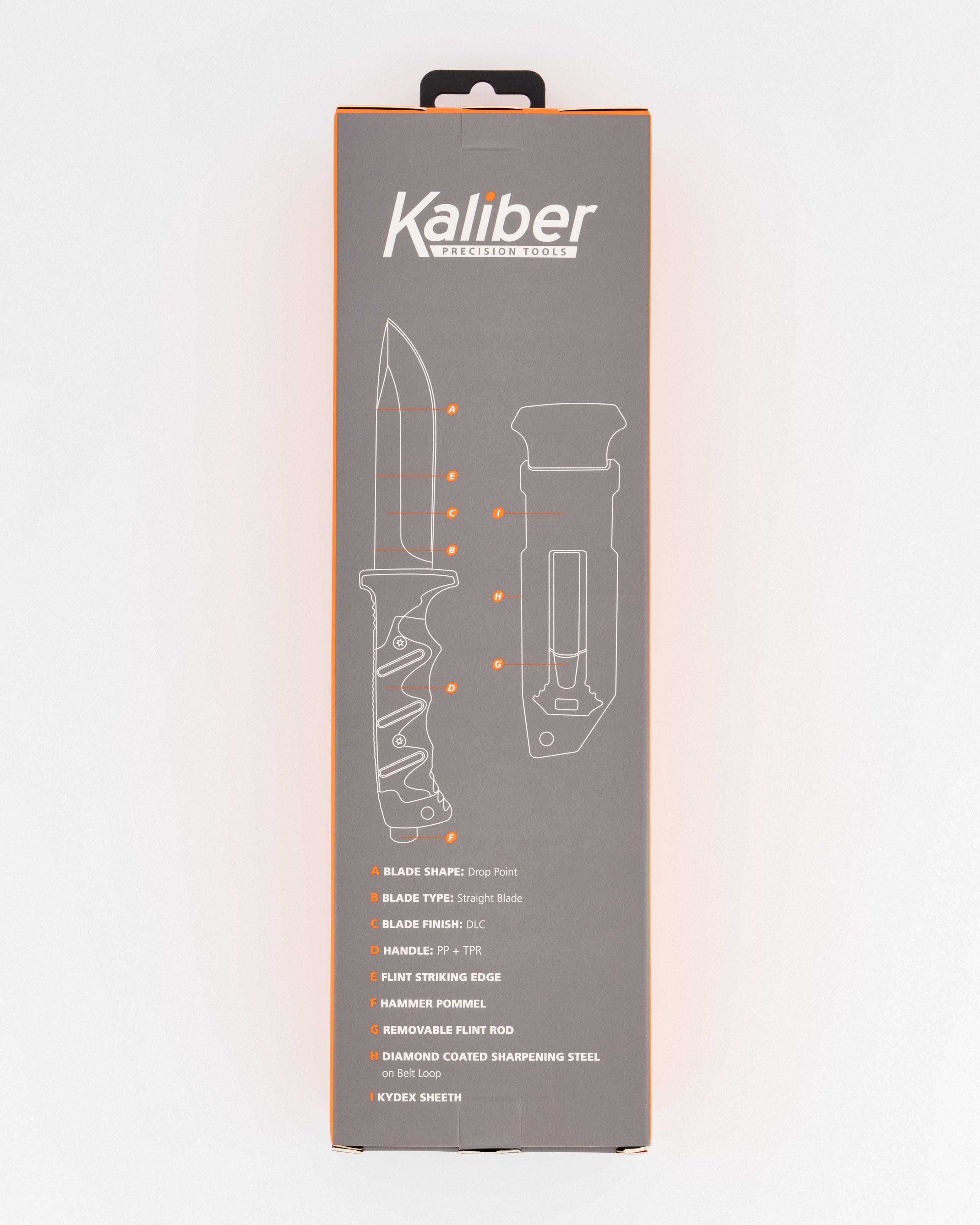 Kaliber Survival Knife -  Black