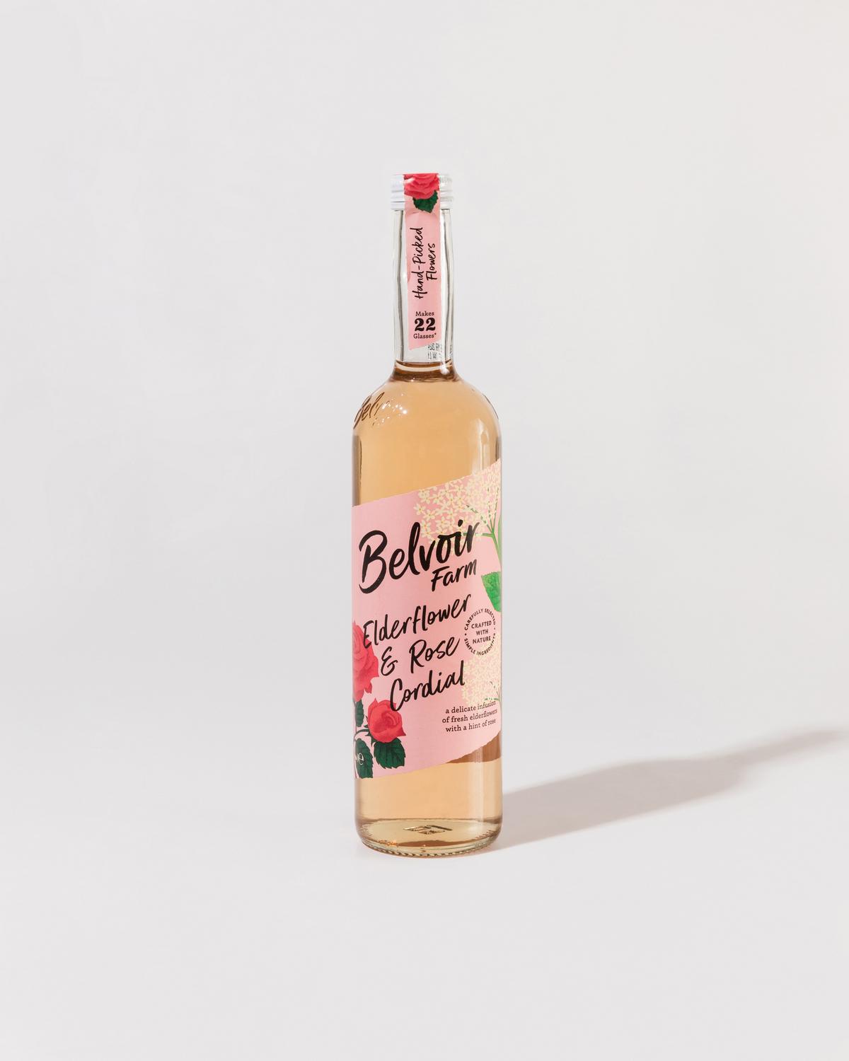 Belvoir Rose Elderflower Cordial -  Pink/Pink