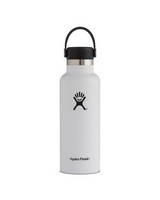 Hydro Flask 532ml Standard Mouth Water Bottle -  white