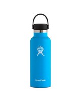 Hydro Flask 532ml Standard Mouth Water Bottle -  lightblue