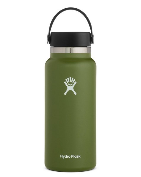 Hydro Flask 946ml Wide Mouth Water Bottle -  olive