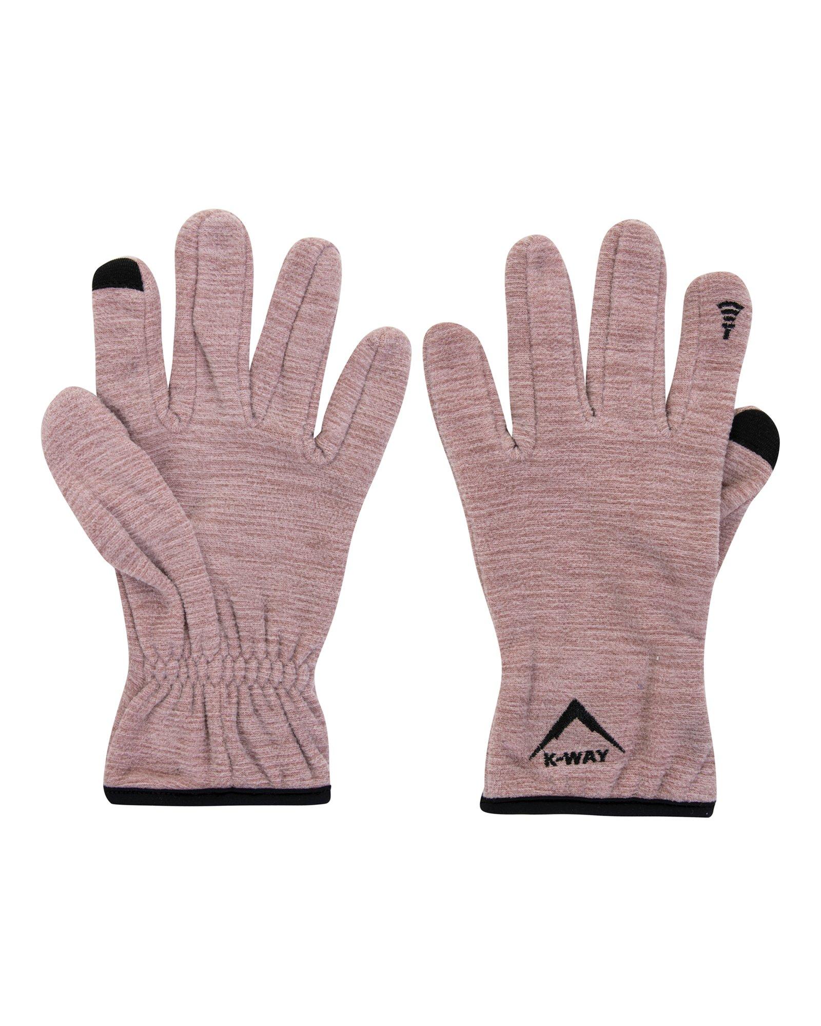 K-Way Touch Kinzer Gloves -  Dusty Pink/Light Pink