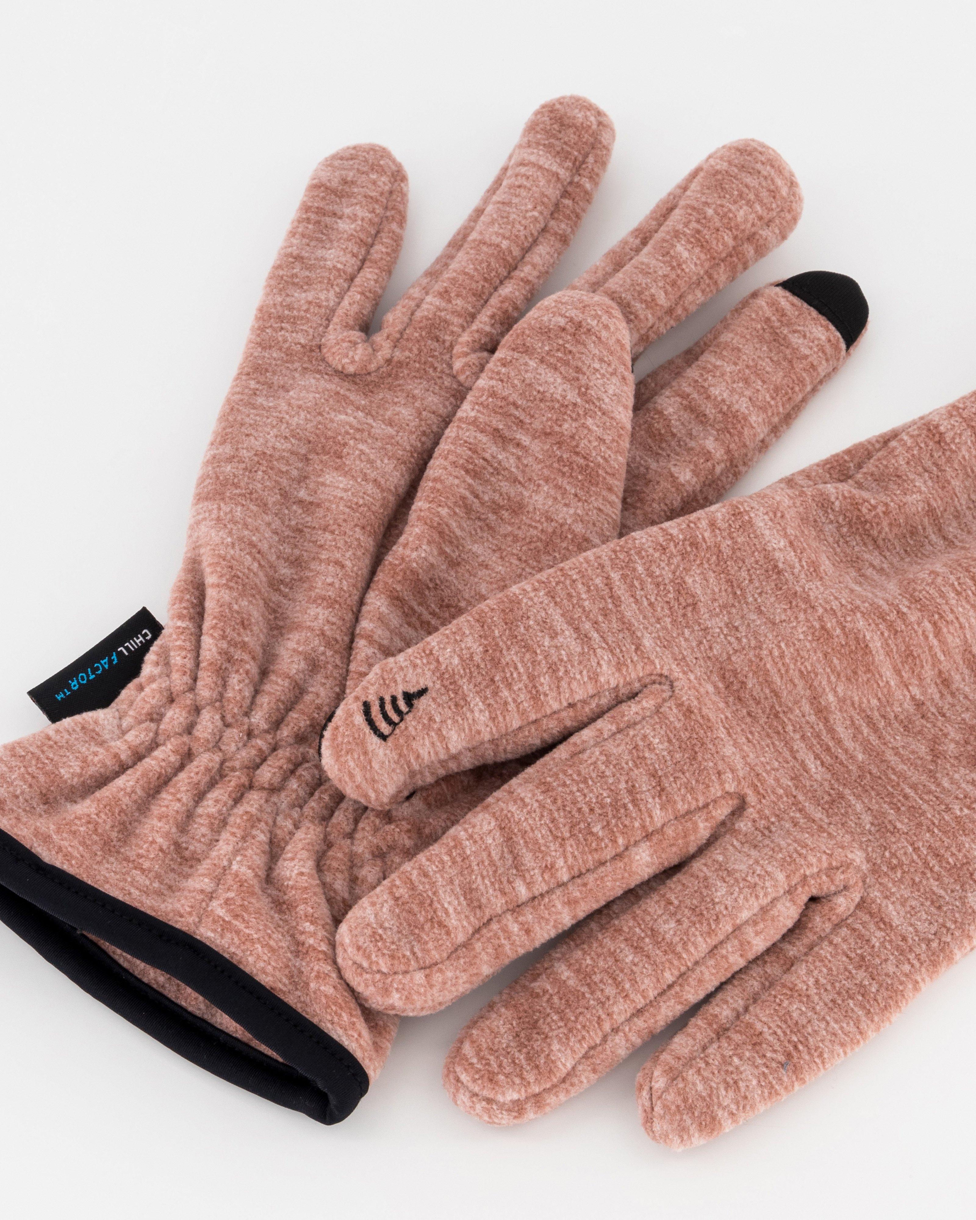 K-Way Touch Kinzer Gloves -  Dusty Pink/Light Pink