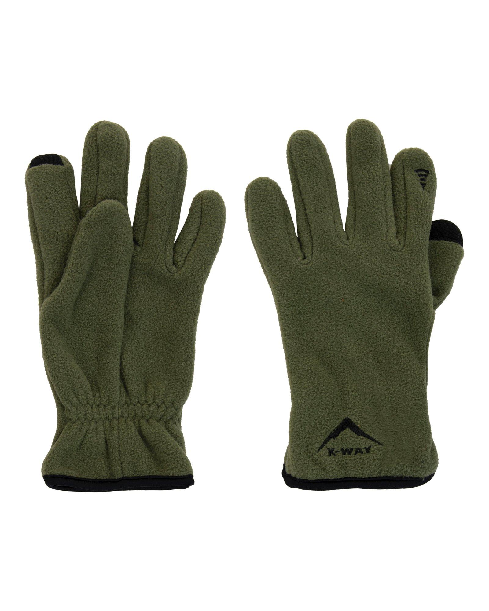 K-Way Touch Kinzer Gloves -  Olive