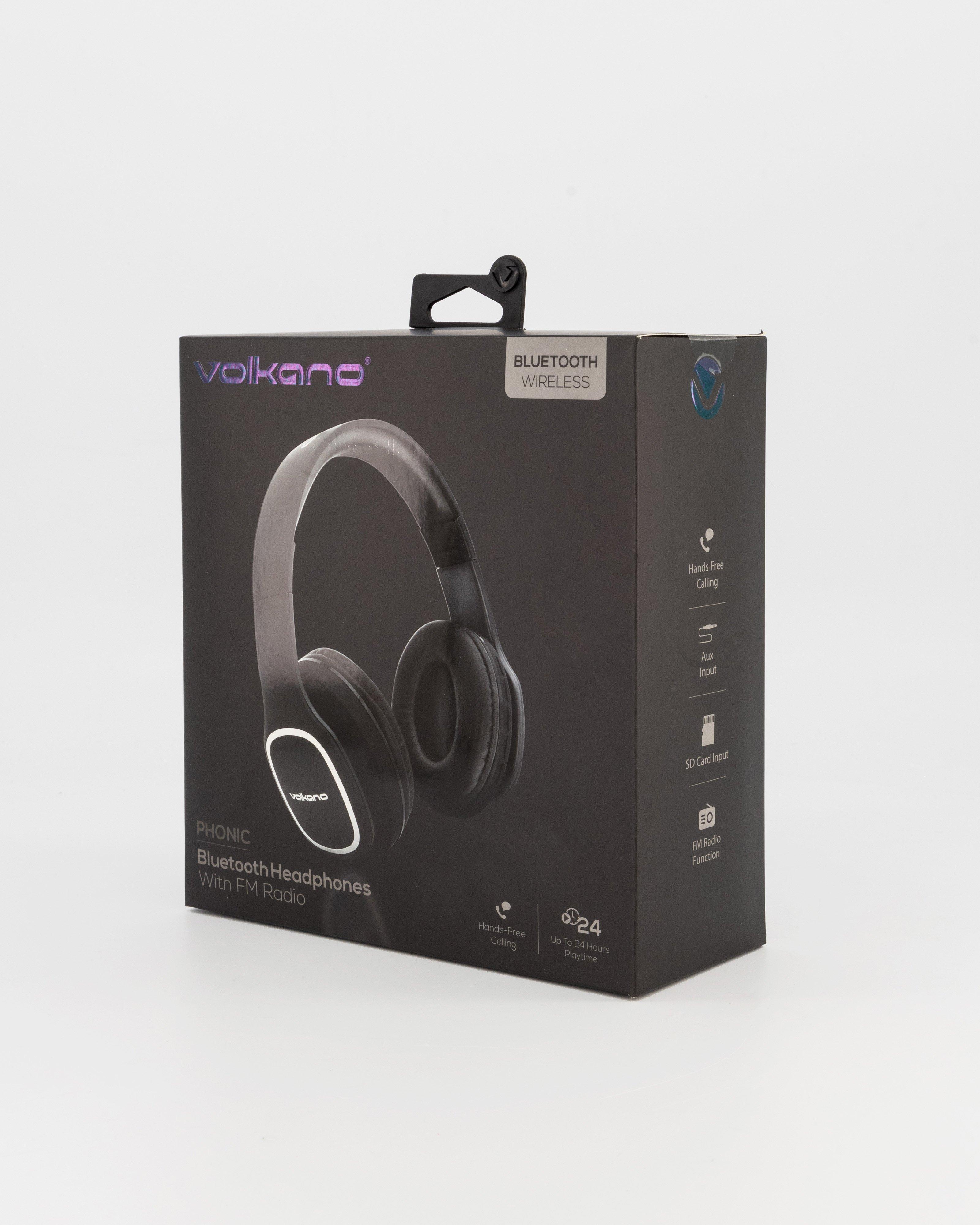 Volkano Phonic Over-Ear Headphones -  Black