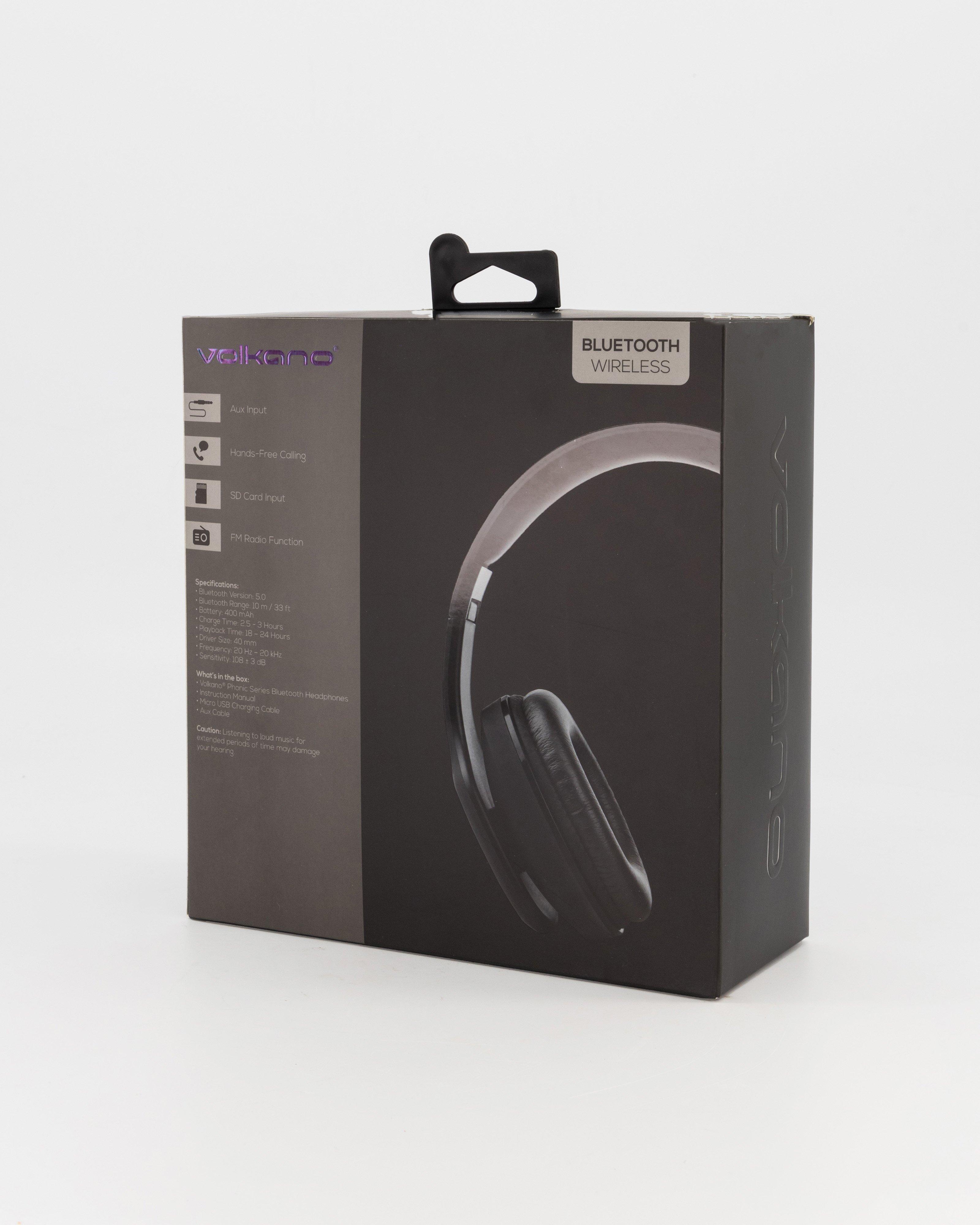 Volkano Phonic Over-Ear Headphones -  Black