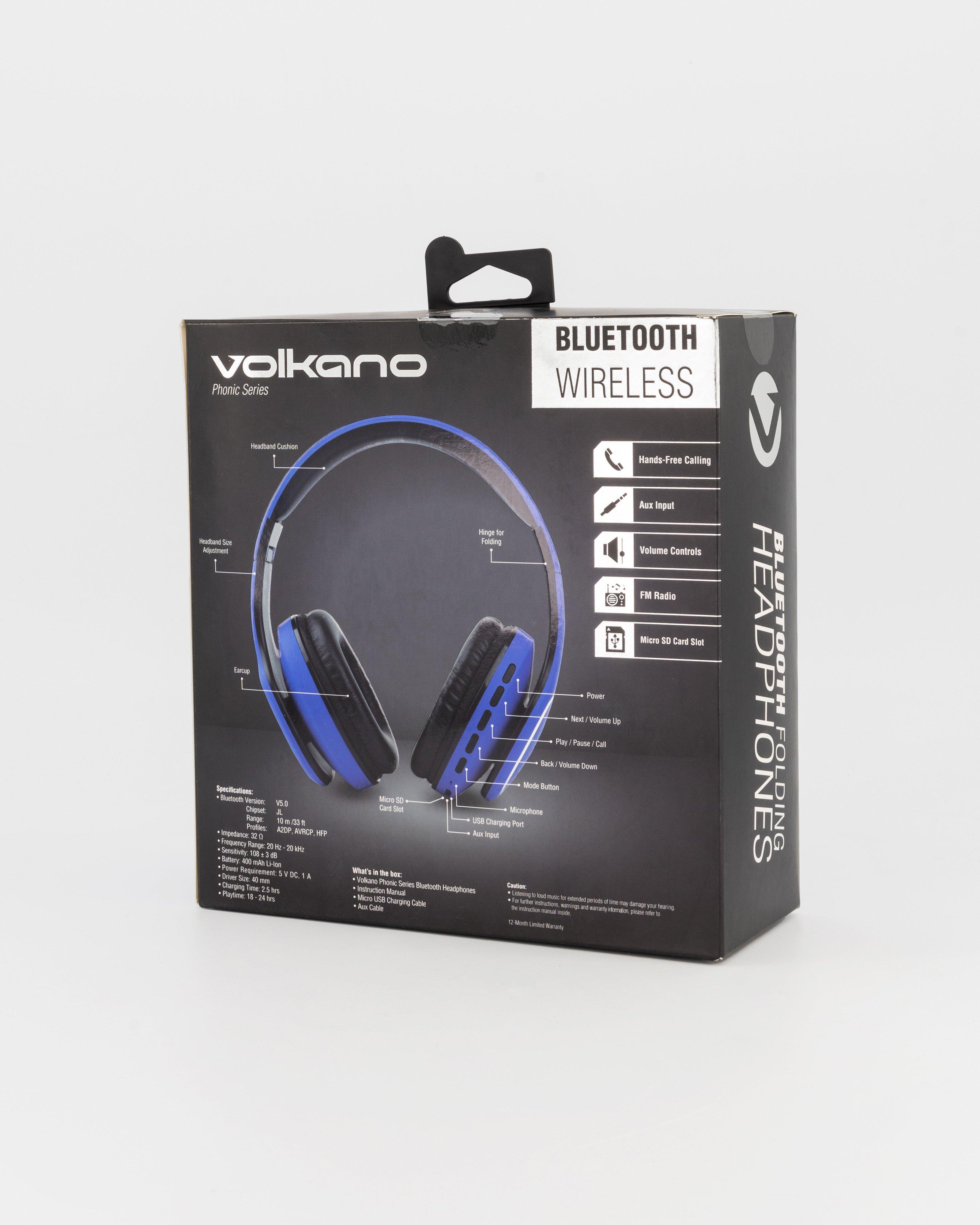 Volkano Phonic Over-Ear Headphones -  Blue