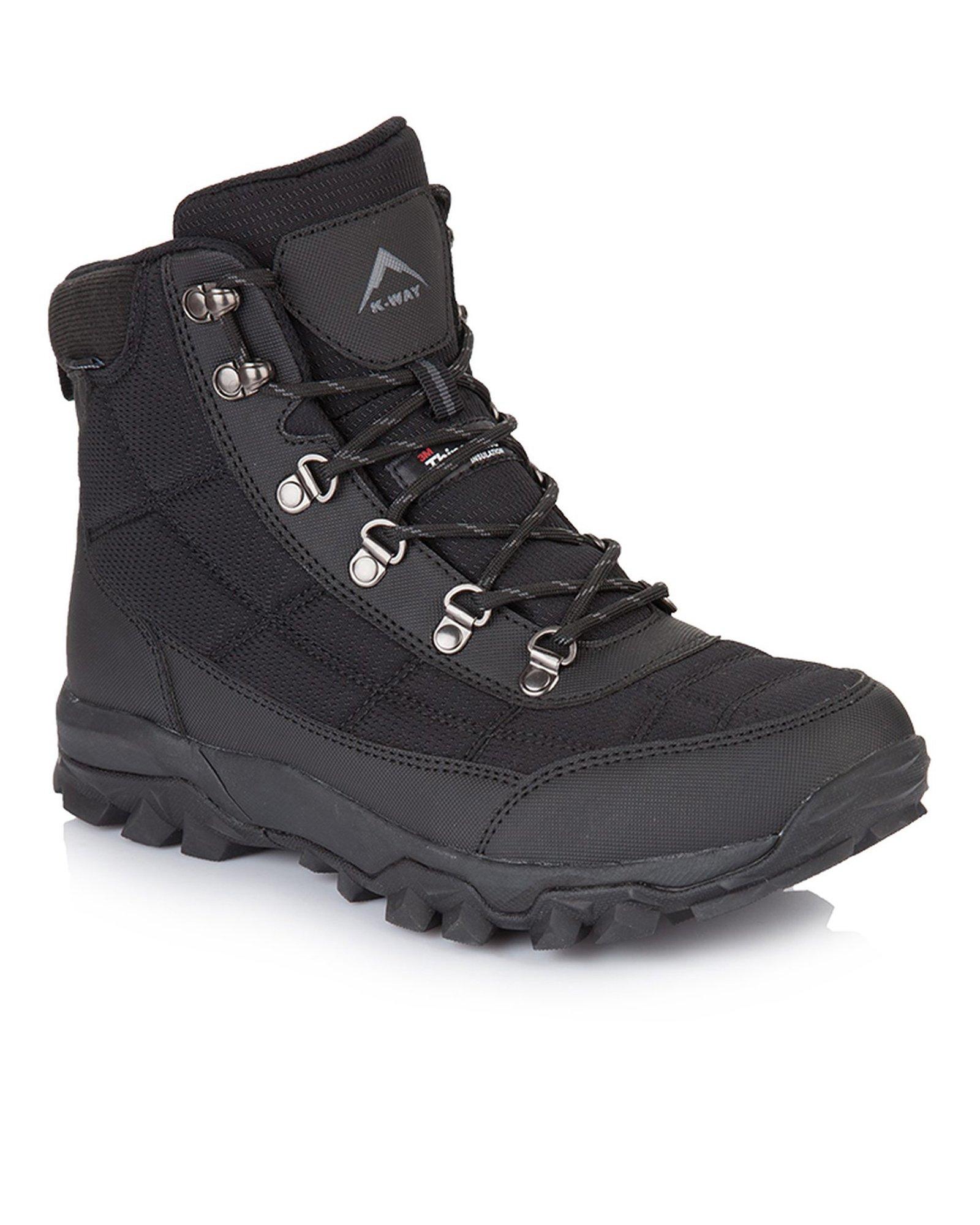 K-Way Men’s Blackburn Boots -  Black/Black