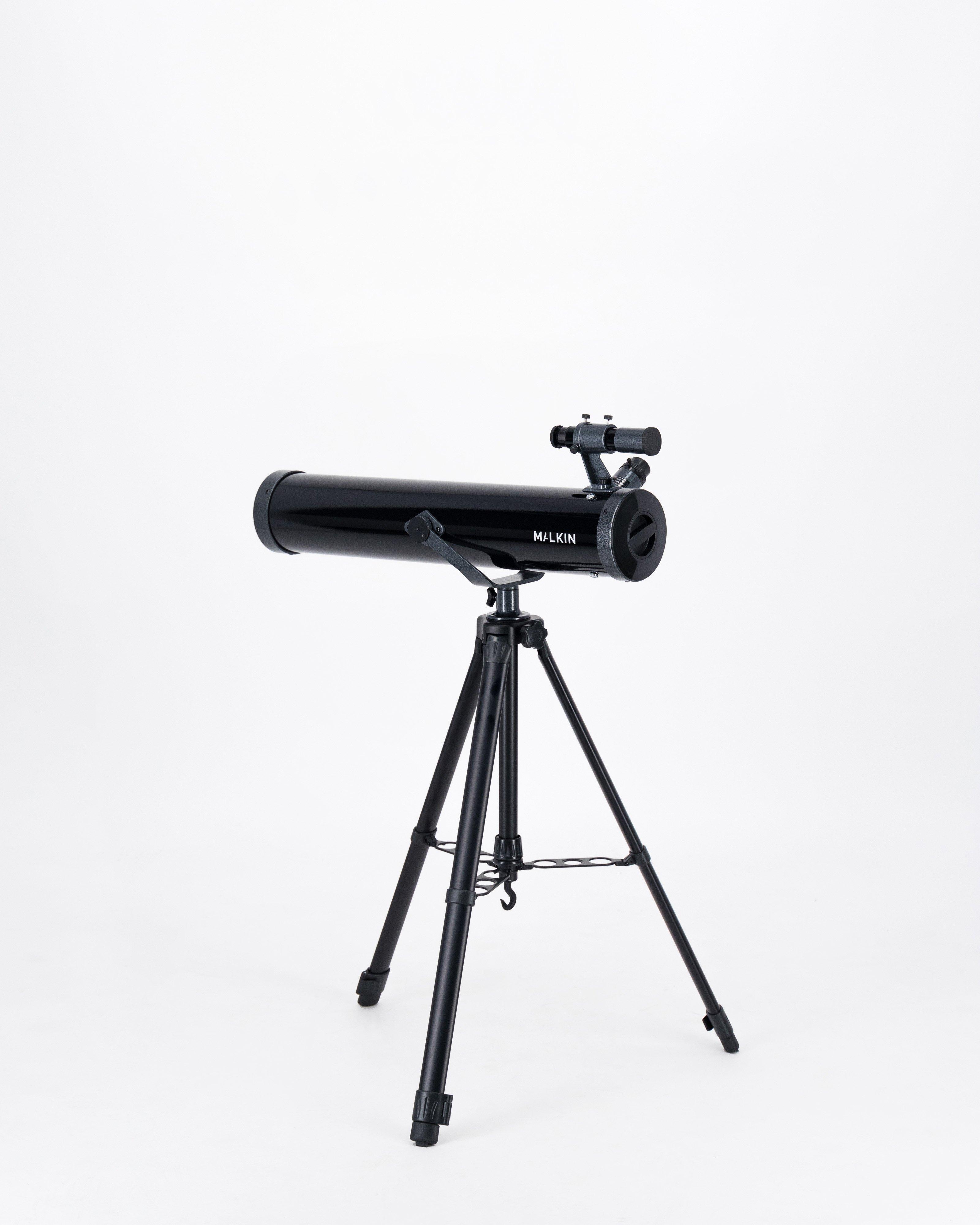 Malkin Newtonian 35x-78x Telescope -  Black