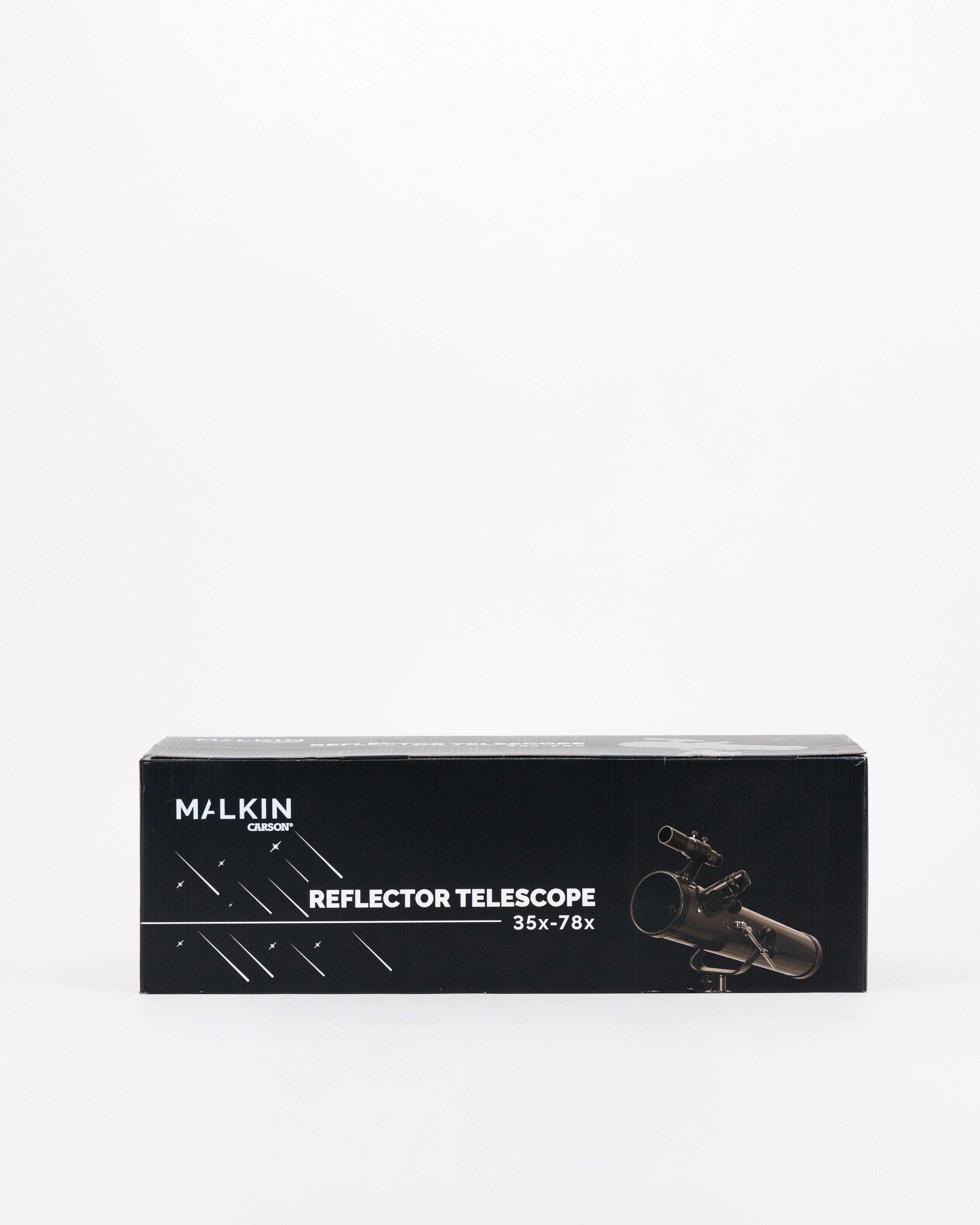 Malkin Newtonian 35x-78x Telescope -  Black