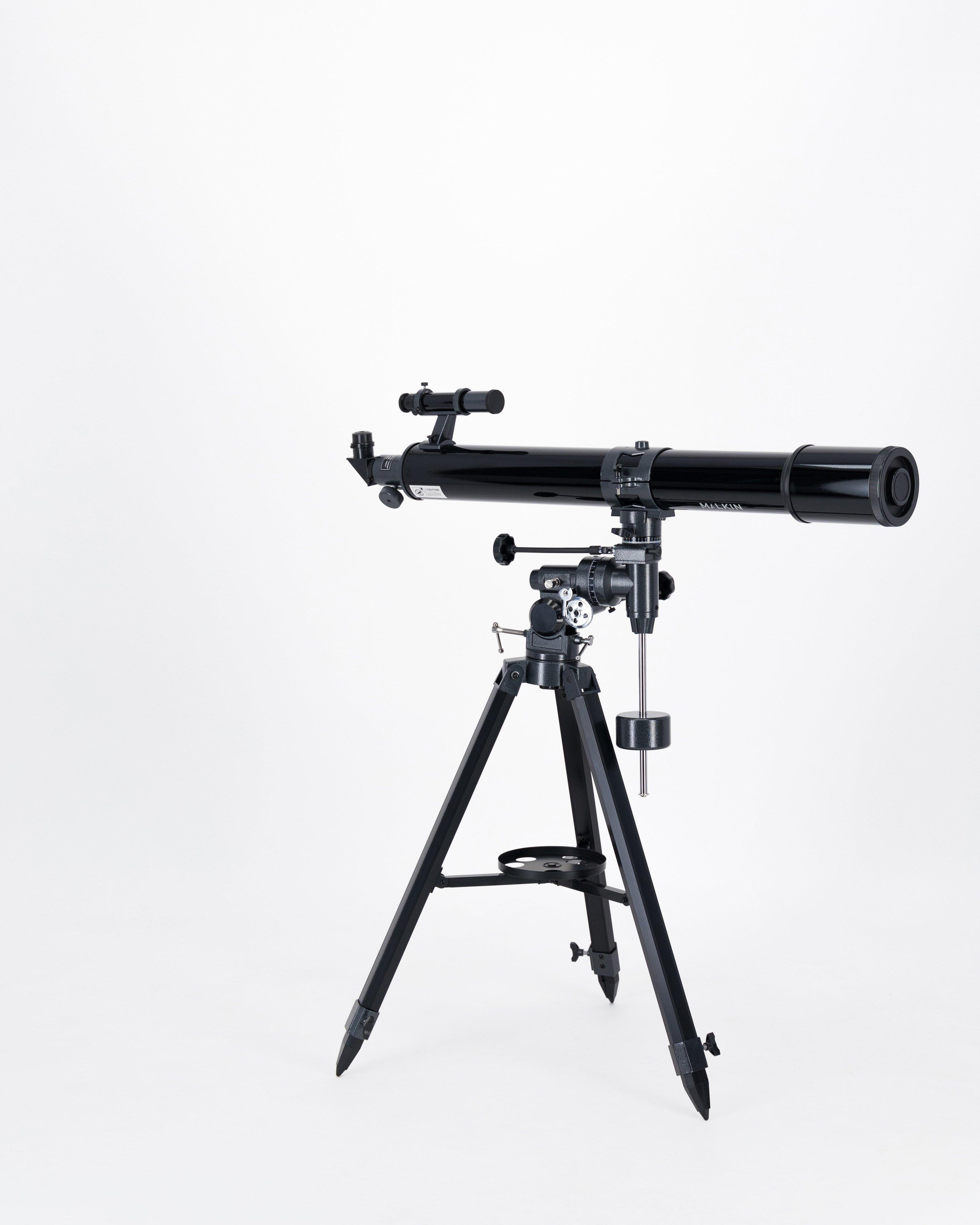 Malkin Newtonian 45x-100x Telescope -  Black