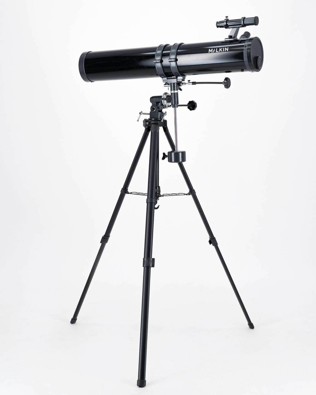 Malkin Refractor 50-111x Telescope -  Black