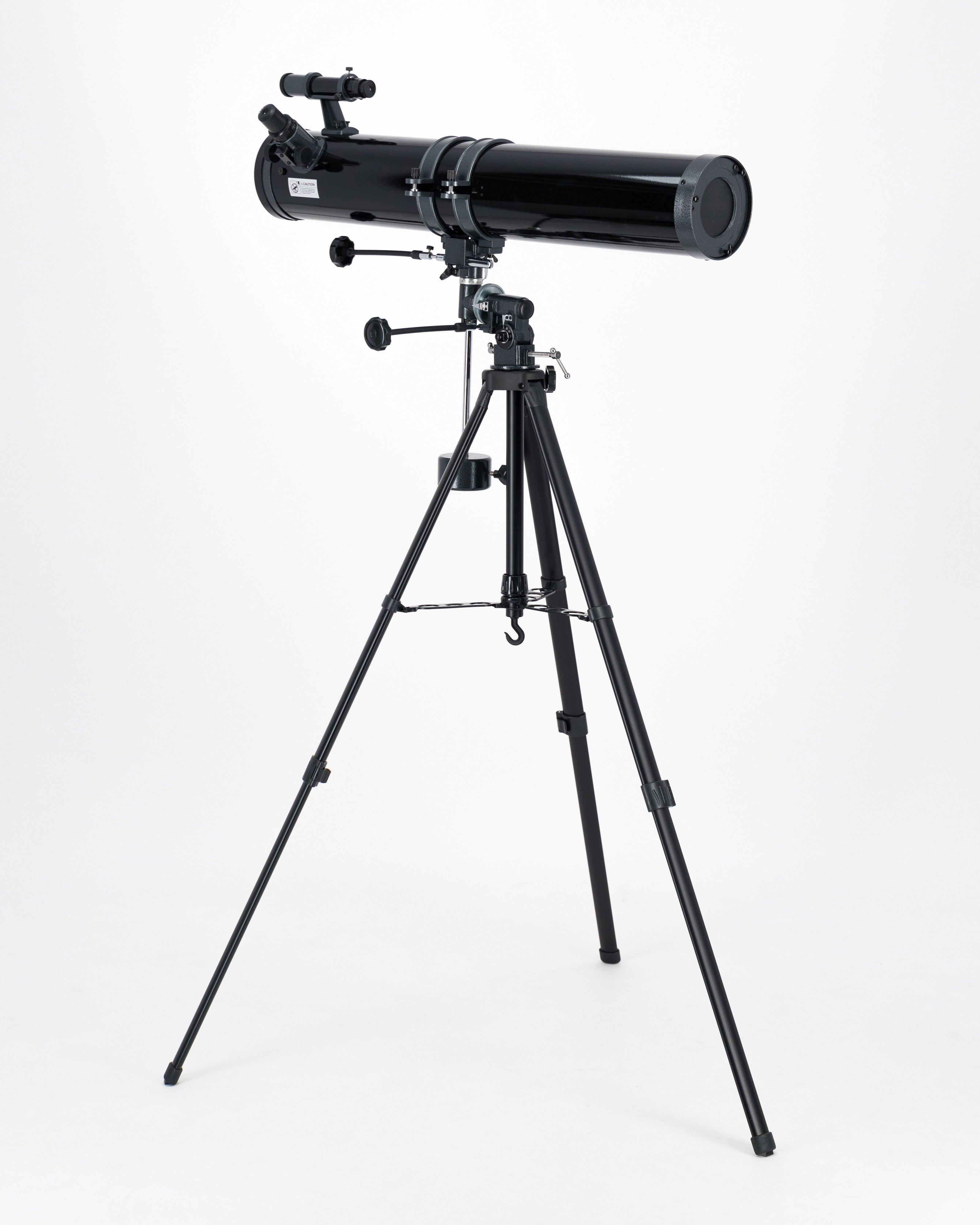 Malkin Refractor 50-111x Telescope -  Black