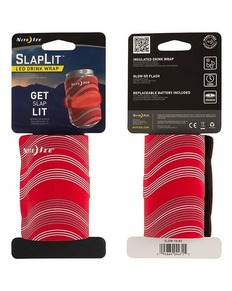 Nite Ize SlapLit LED Drink Wrap -  red
