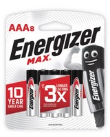 Energizer Max AAA Batteries 8-Pack -  nocolour