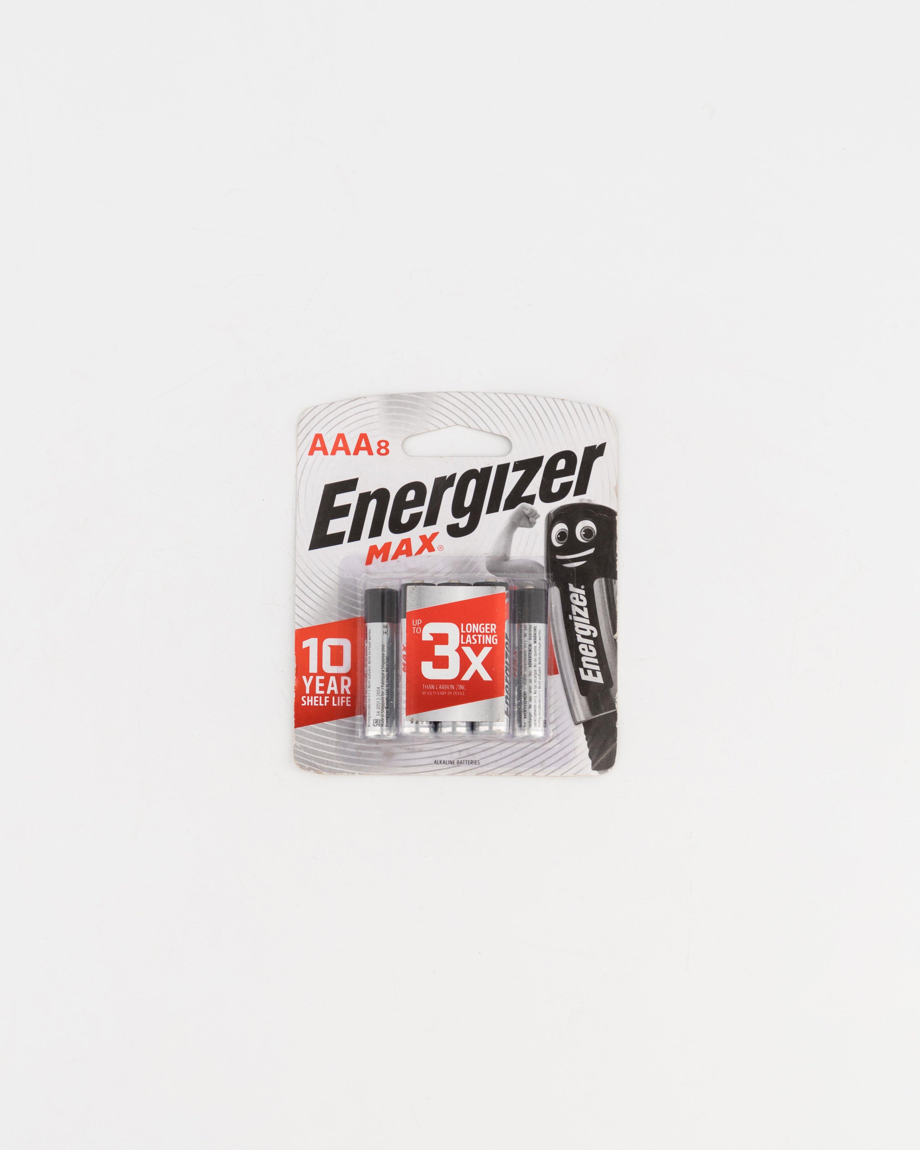 Energizer Max AAA Batteries - 8 Pack -  No Colour