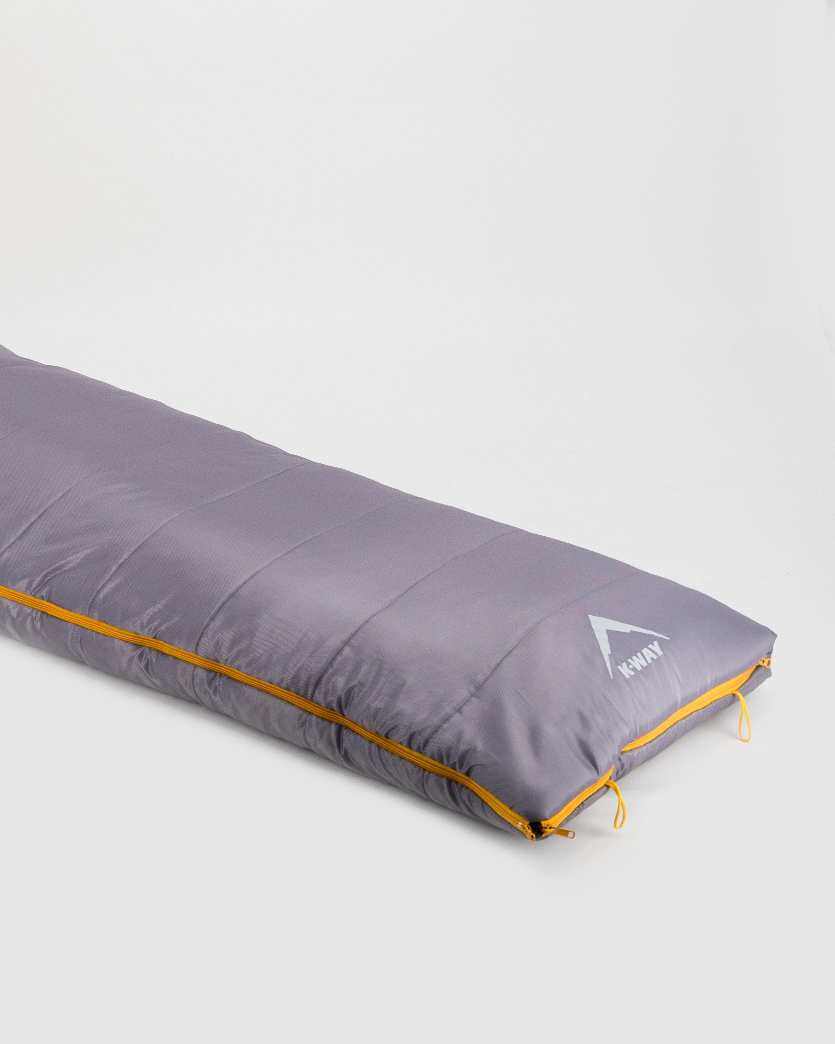 K-Way Traverse 2 Sleeping Bag -  Grey/Mustard