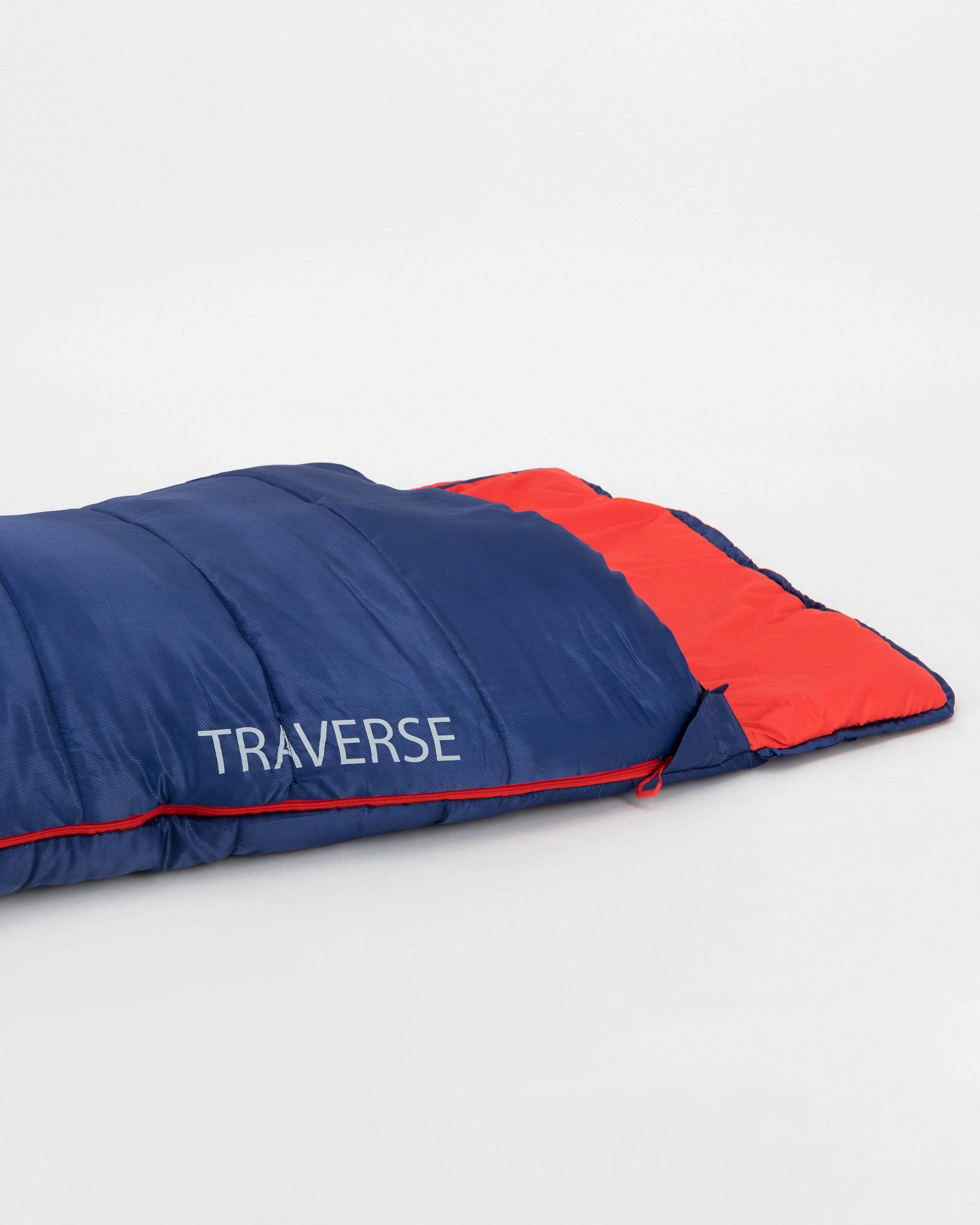 K-Way Traverse 2 Sleeping Bag -  Navy/Red