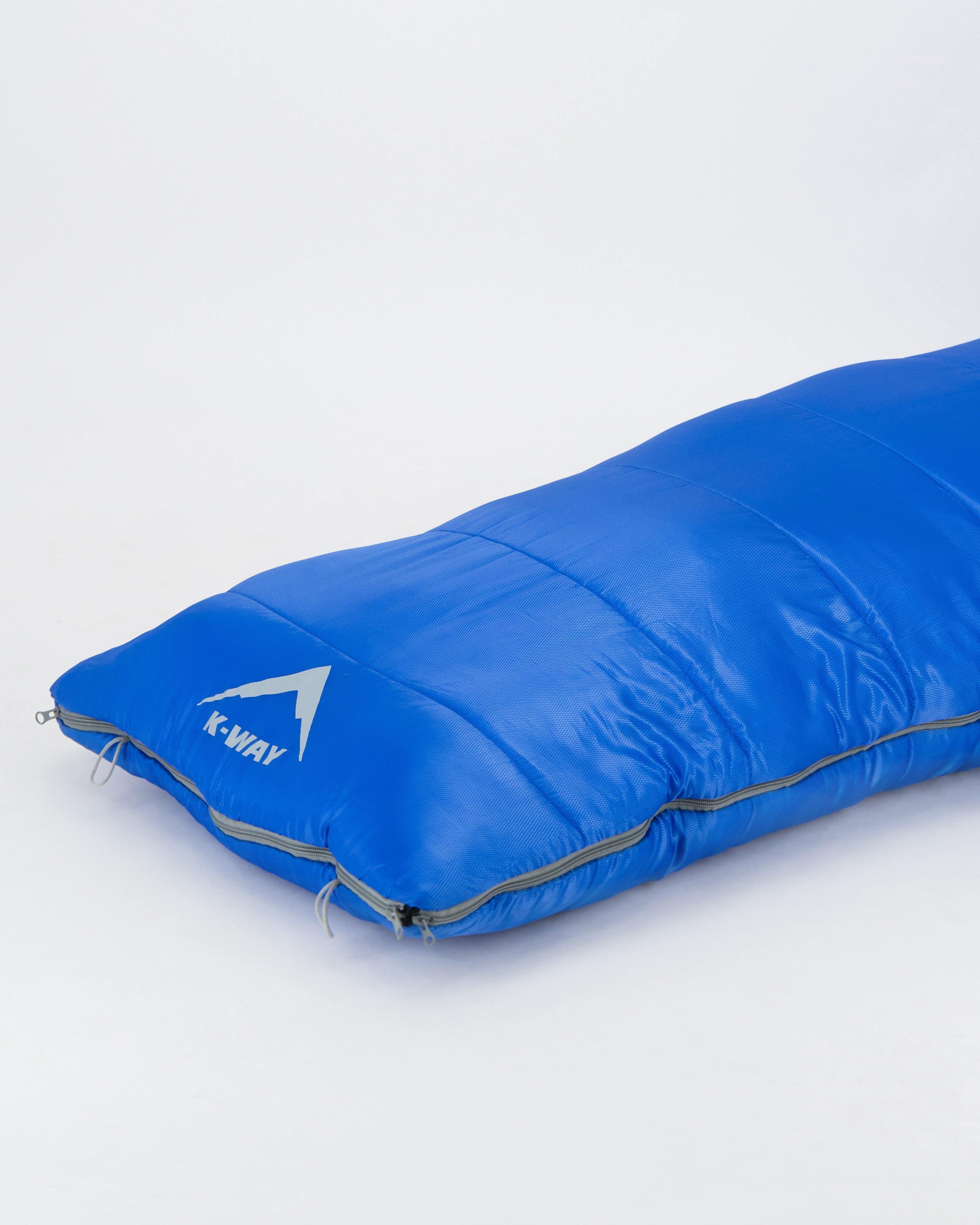 K-Way Traverse 2 Cowl Sleeping Bag -  Charcoal/Royal