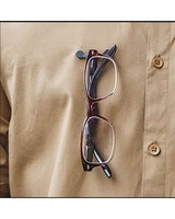 Readerest Stainless Steel Eyeglass Holder -  black