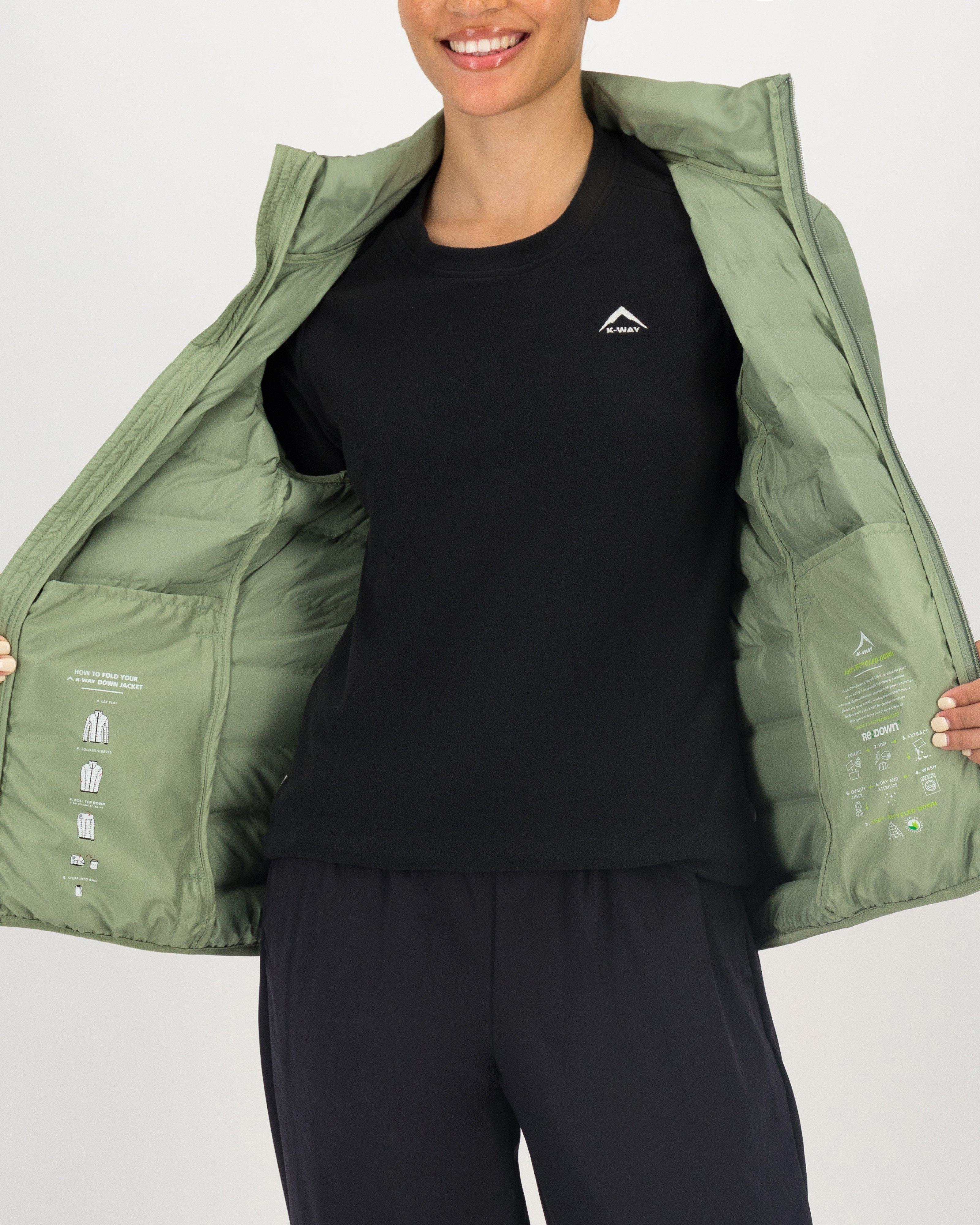 K-Way Women's Ember Re:Down Jacket -  Sage