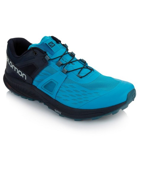 Salomon Men's Ultra Pro Shoe  -  turquoise-navy