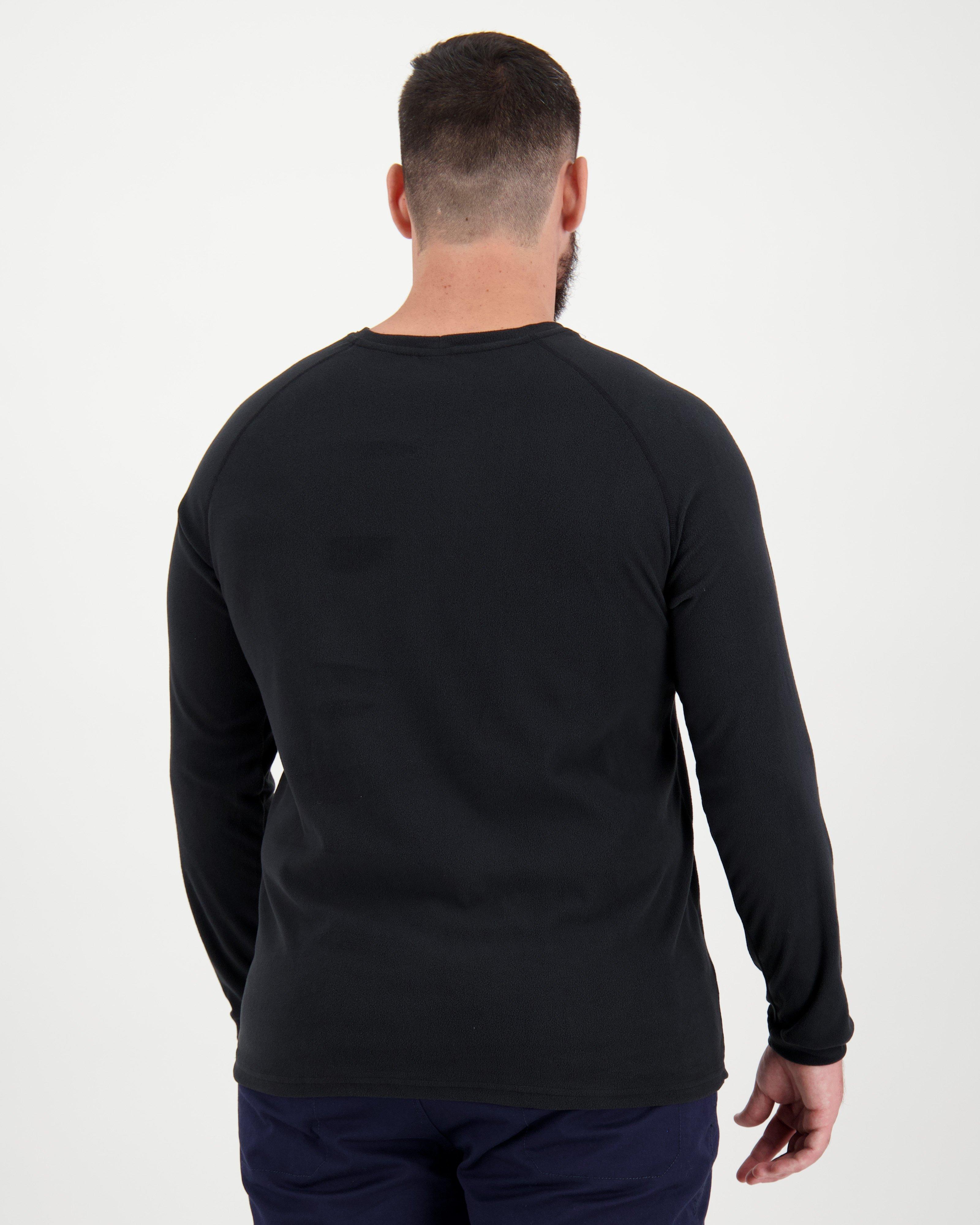 K-Way Men's Straus 19 Fleece Top -  Black