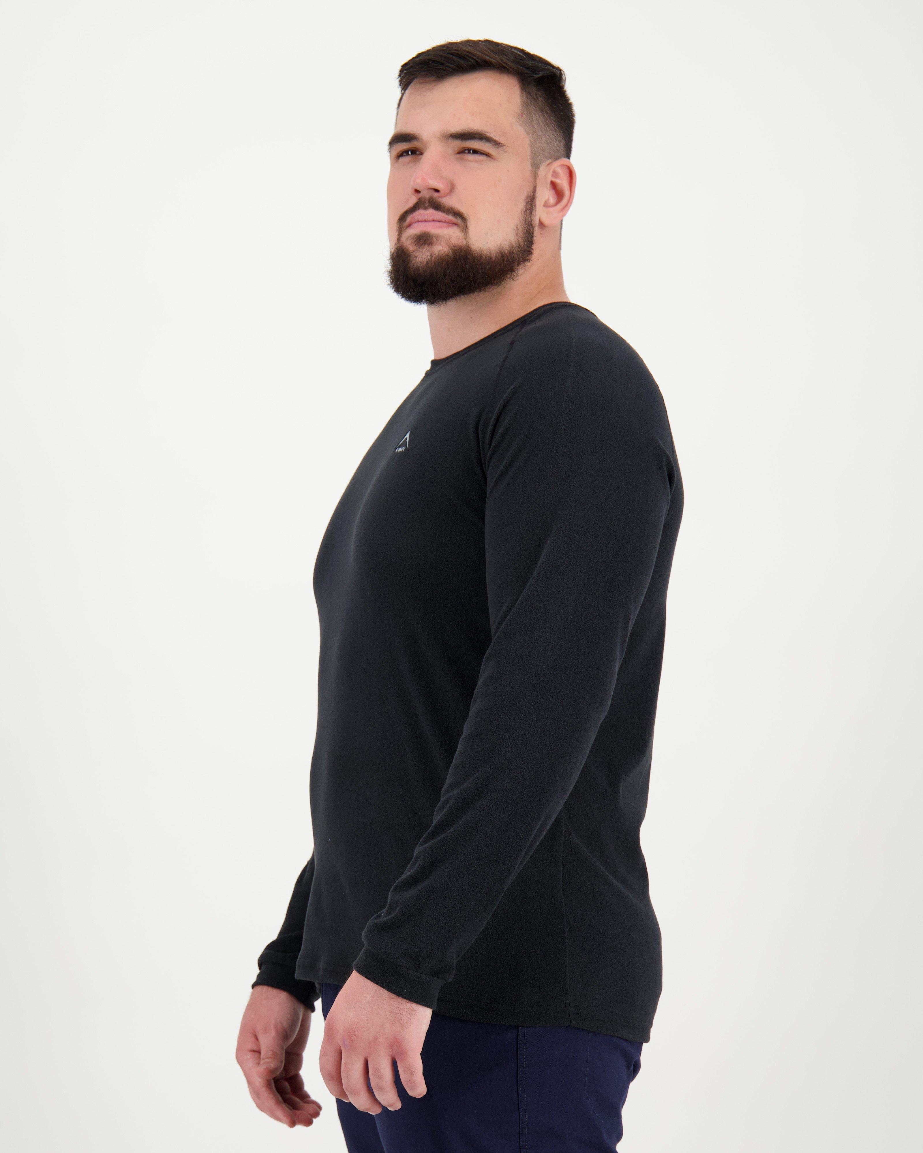 K-Way Men's Straus 19 Fleece Top -  Black