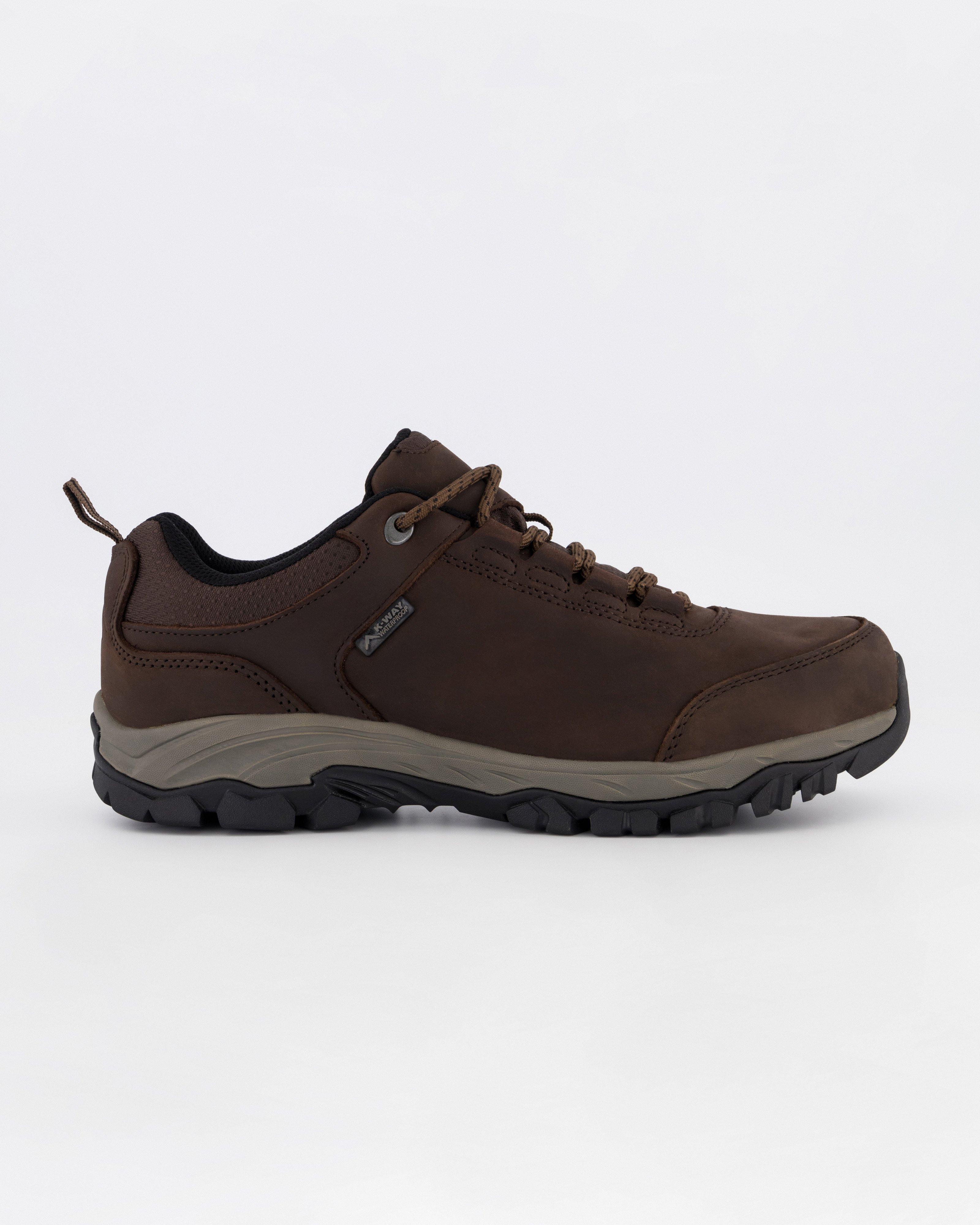 K-Way Men's Wanderer Hiking Shoes -  Brown/Black